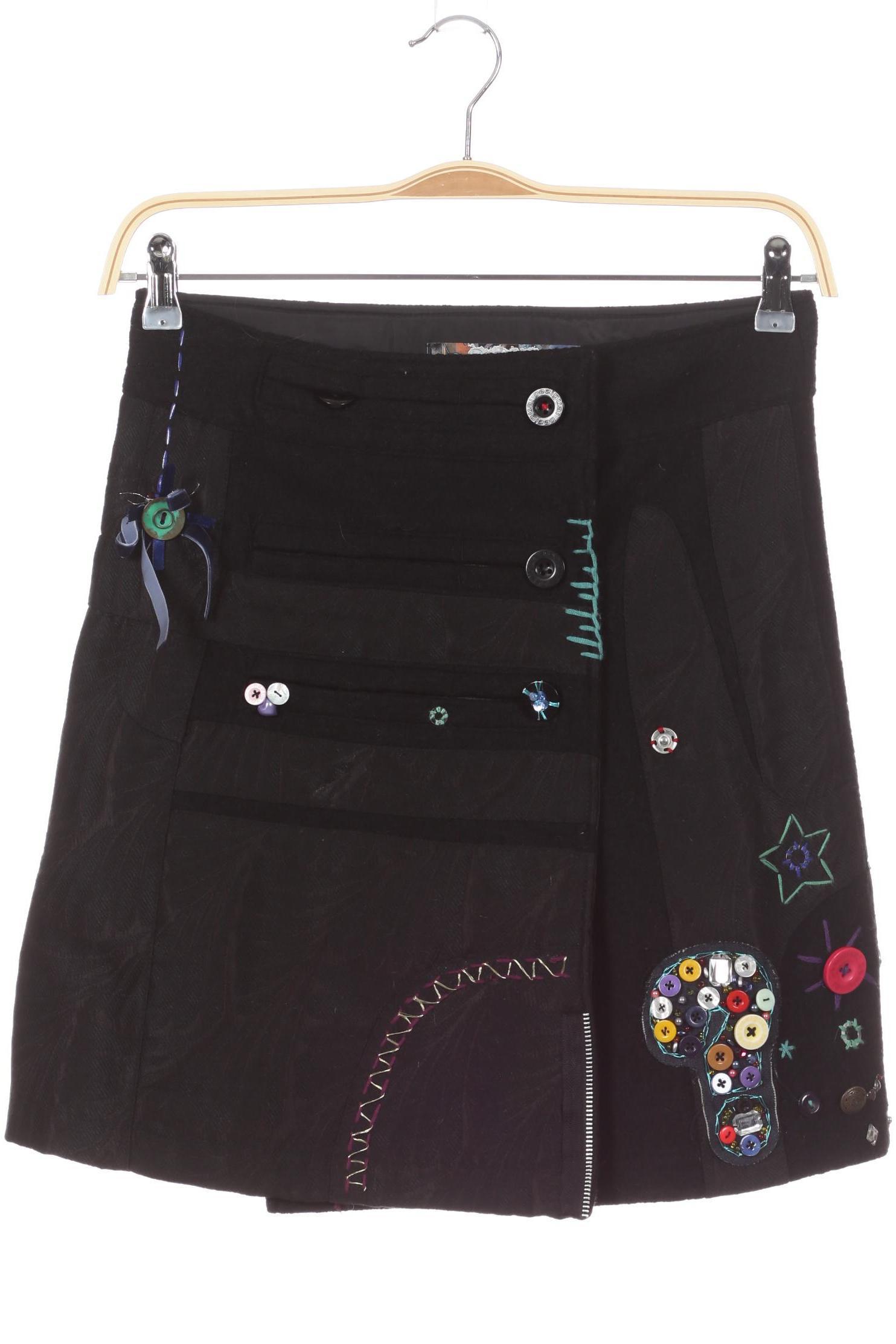 

Desigual Damen Rock, schwarz, Gr. 36