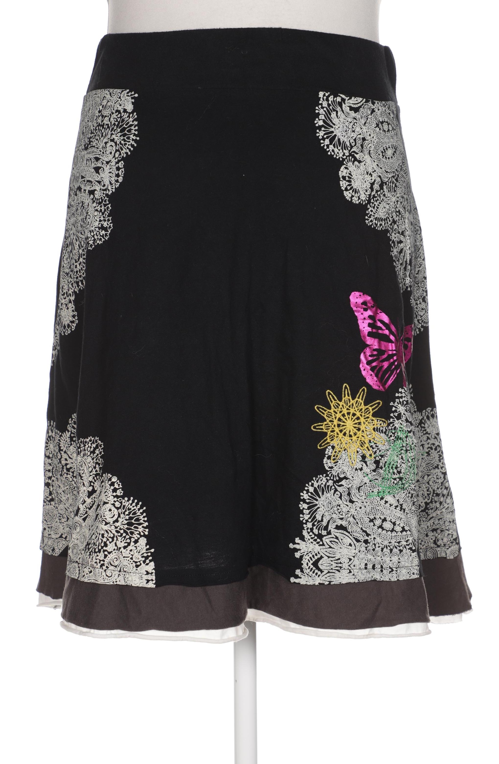 

Desigual Damen Rock, schwarz, Gr. 42