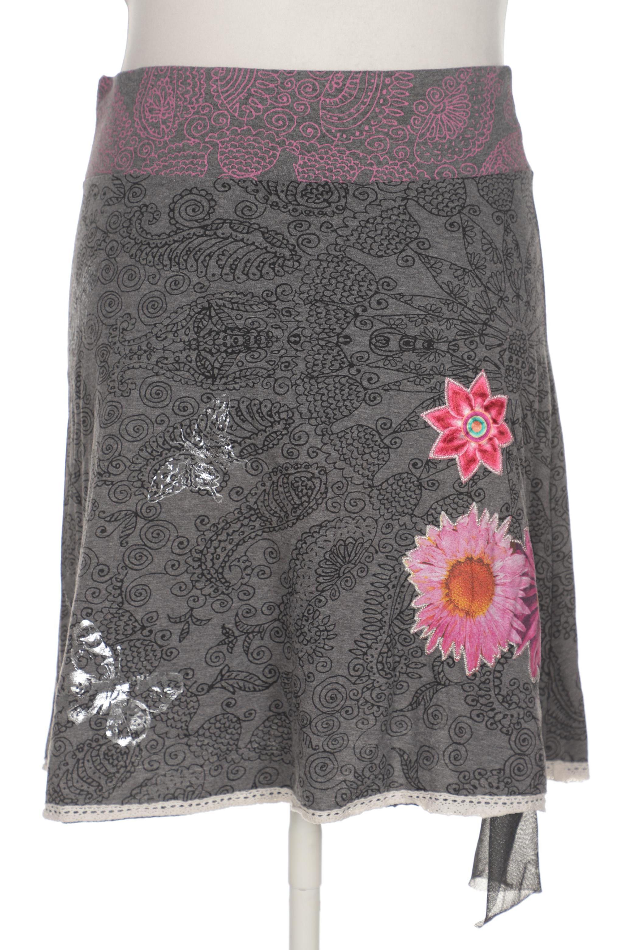 

Desigual Damen Rock, grau, Gr. 42
