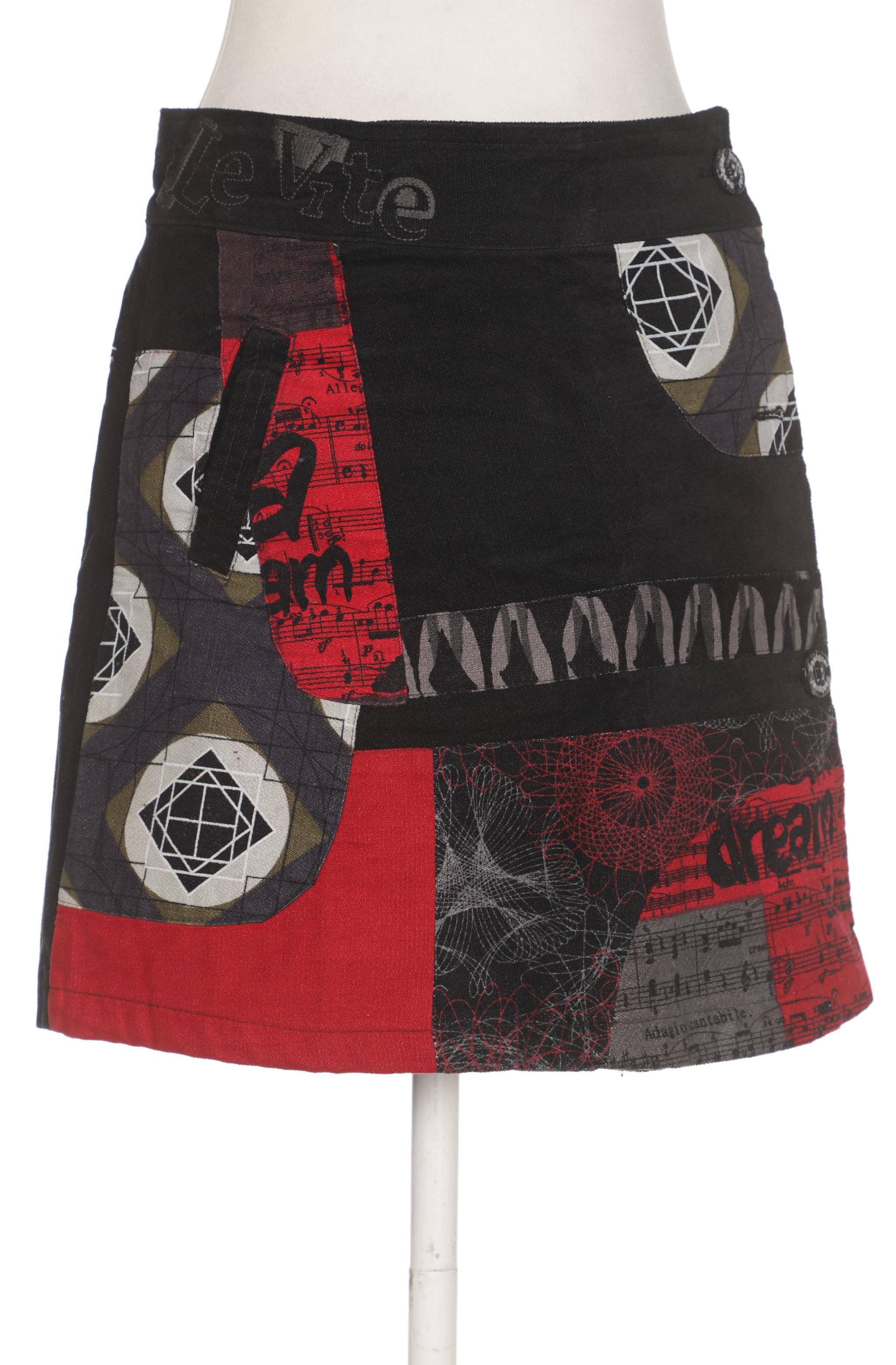 

Desigual Damen Rock, schwarz, Gr. 38