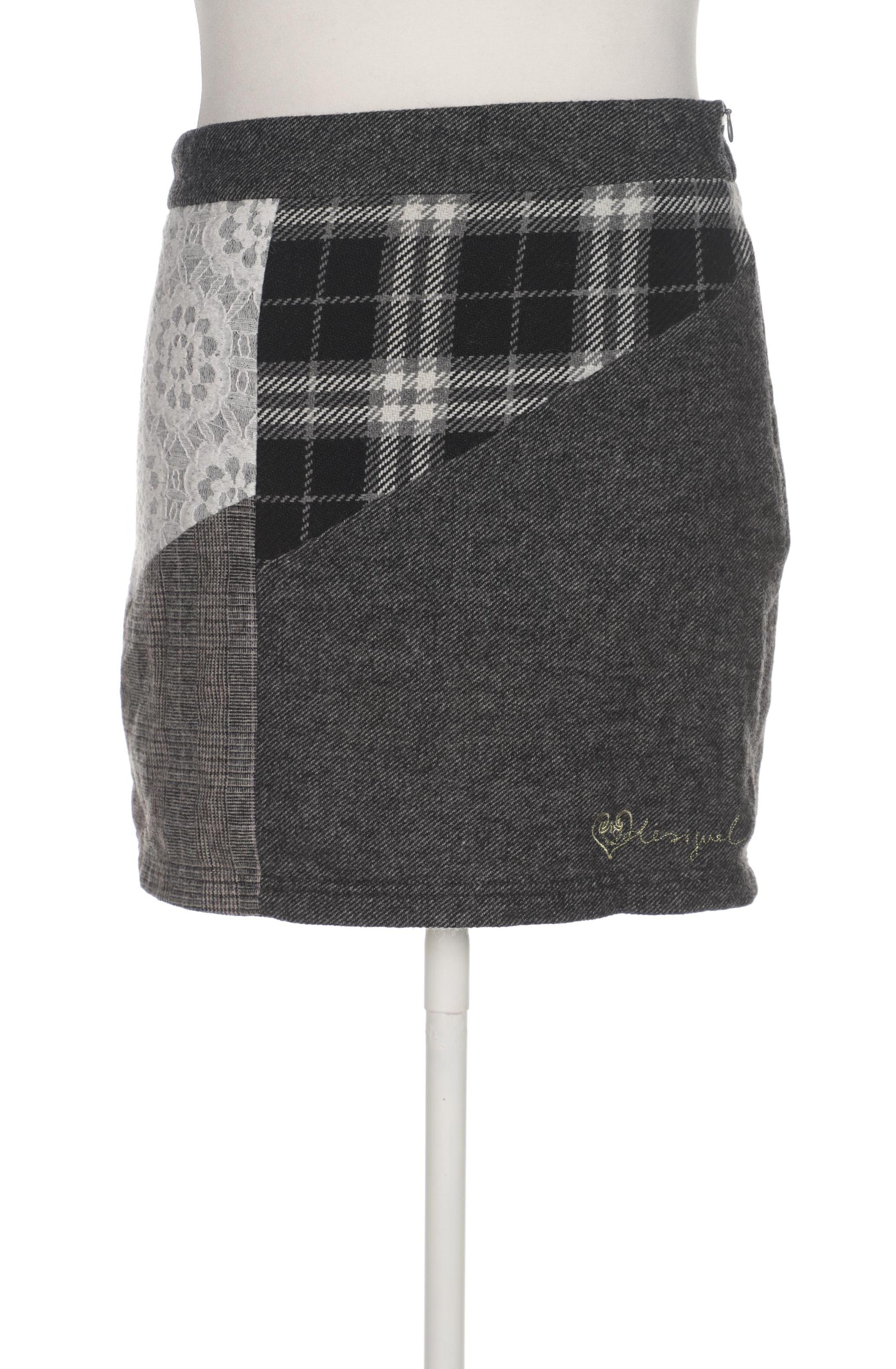 

Desigual Damen Rock, grau, Gr. 42