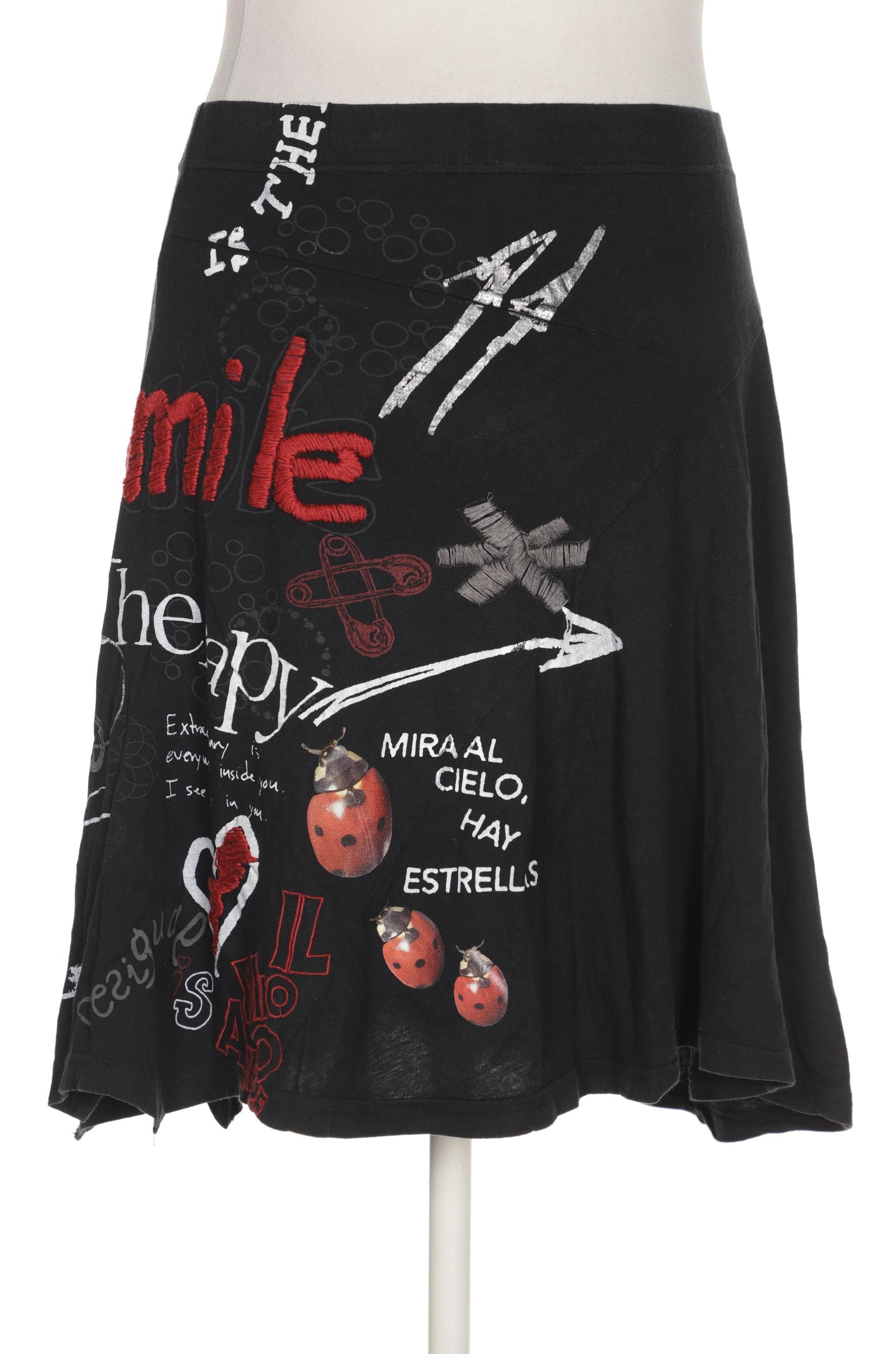 

Desigual Damen Rock, schwarz, Gr. 42