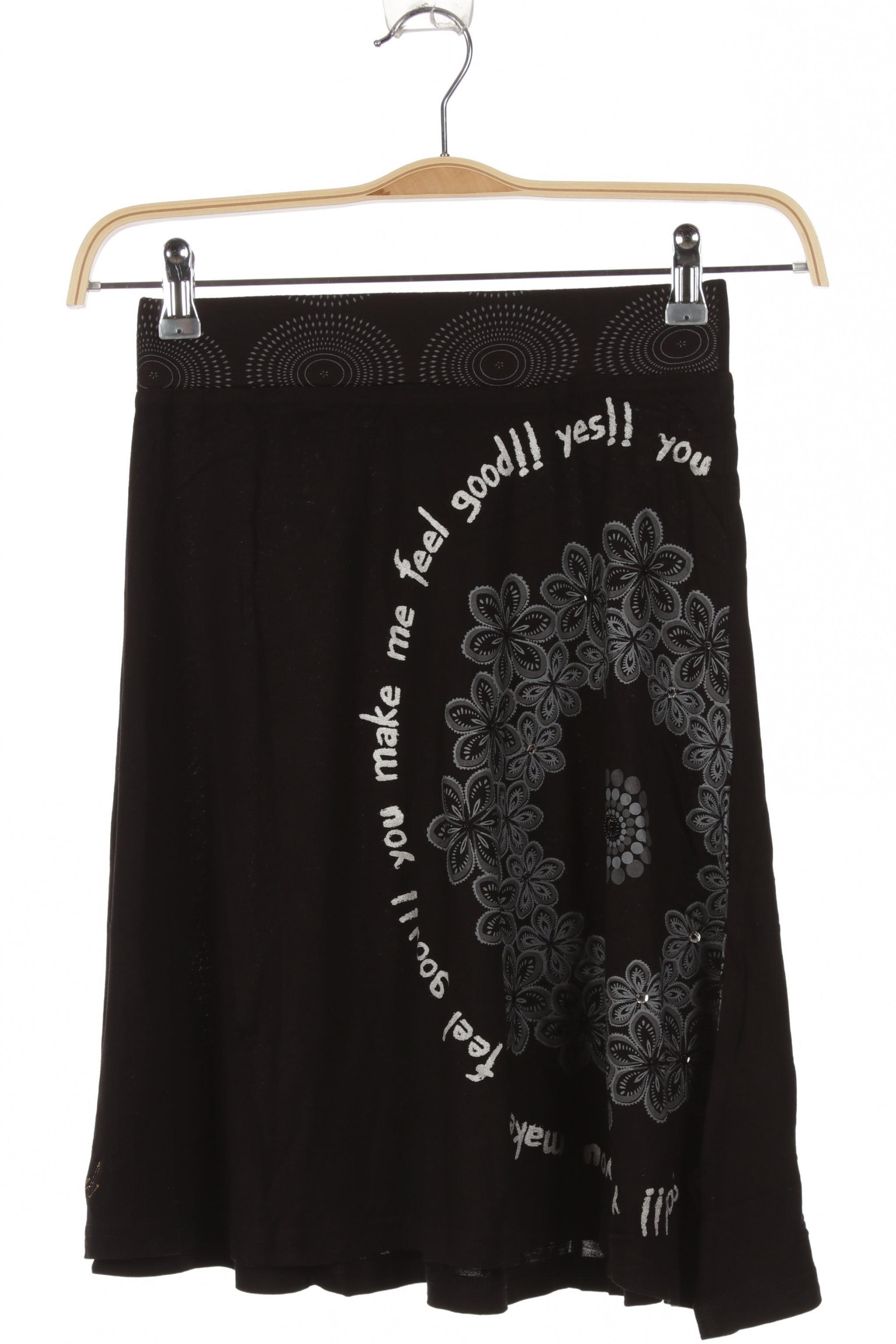 

Desigual Damen Rock, schwarz, Gr.