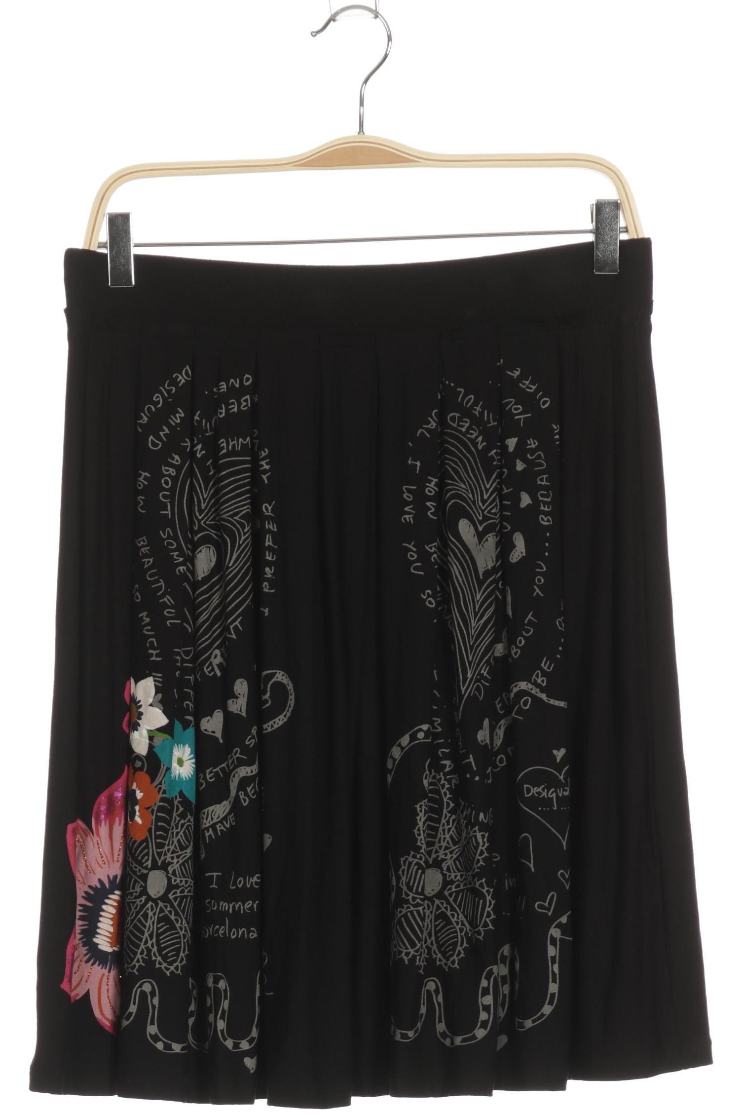 

Desigual Damen Rock, schwarz, Gr.