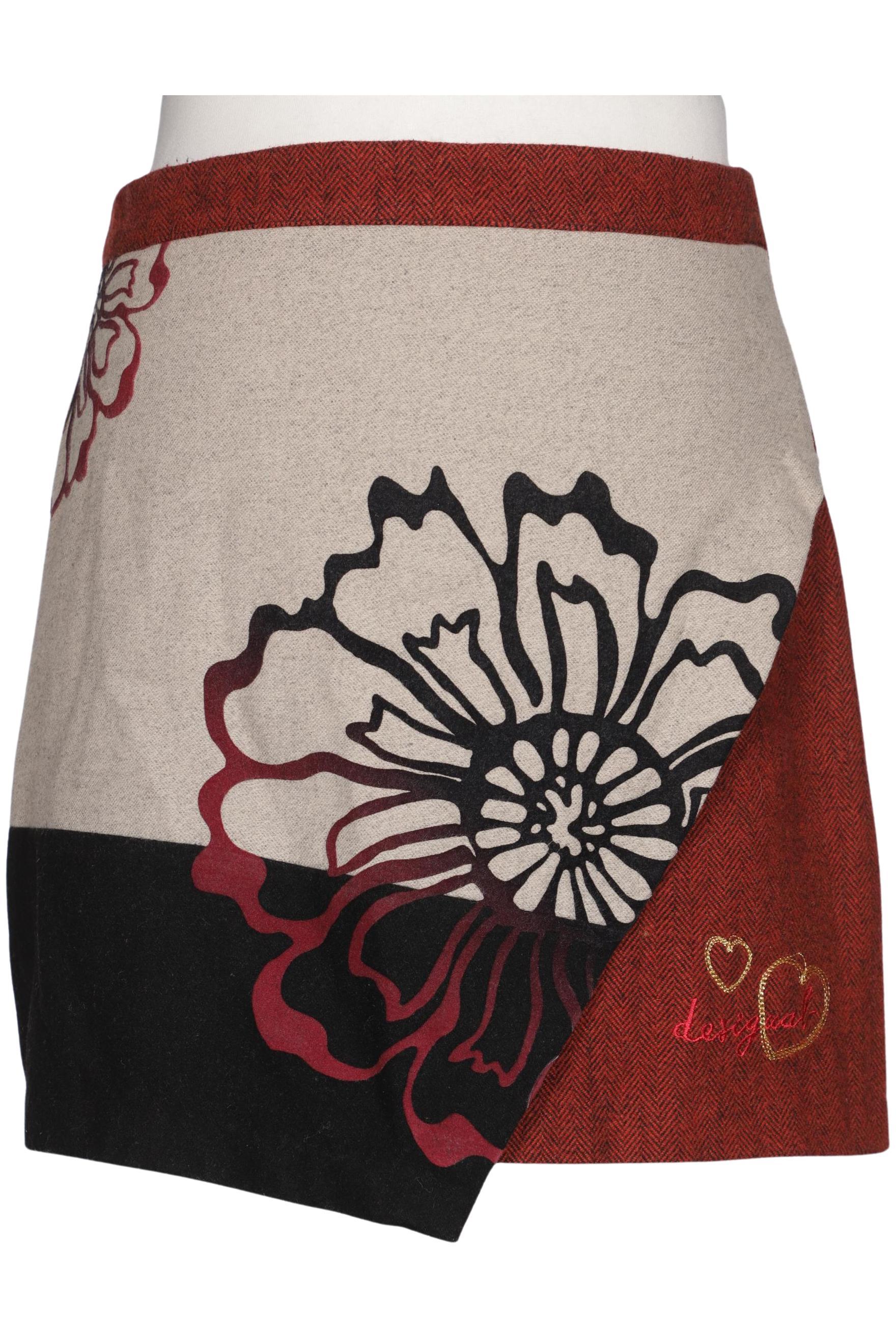 

Desigual Damen Rock, orange, Gr. 42