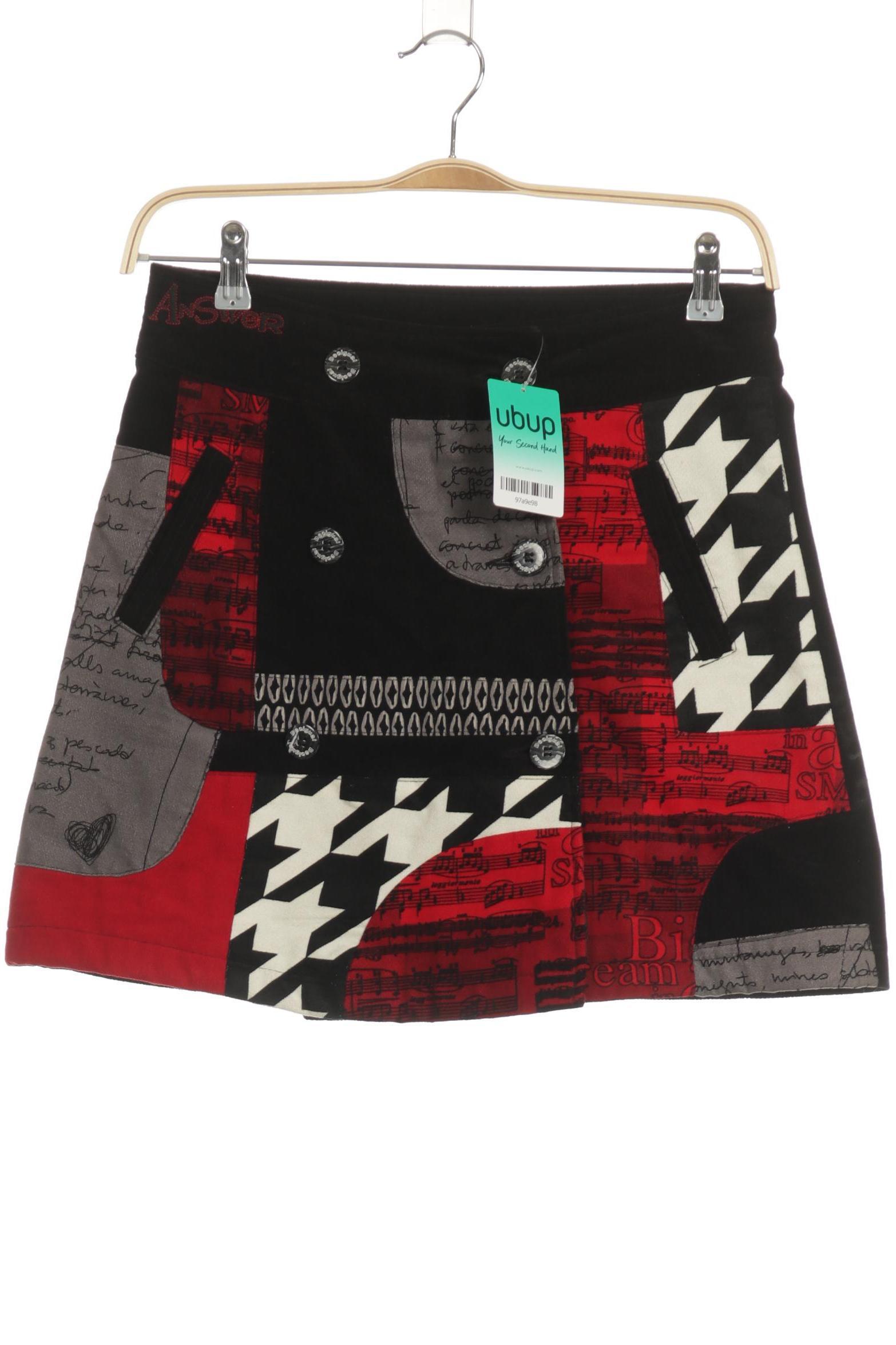 

Desigual Damen Rock, schwarz, Gr. 38