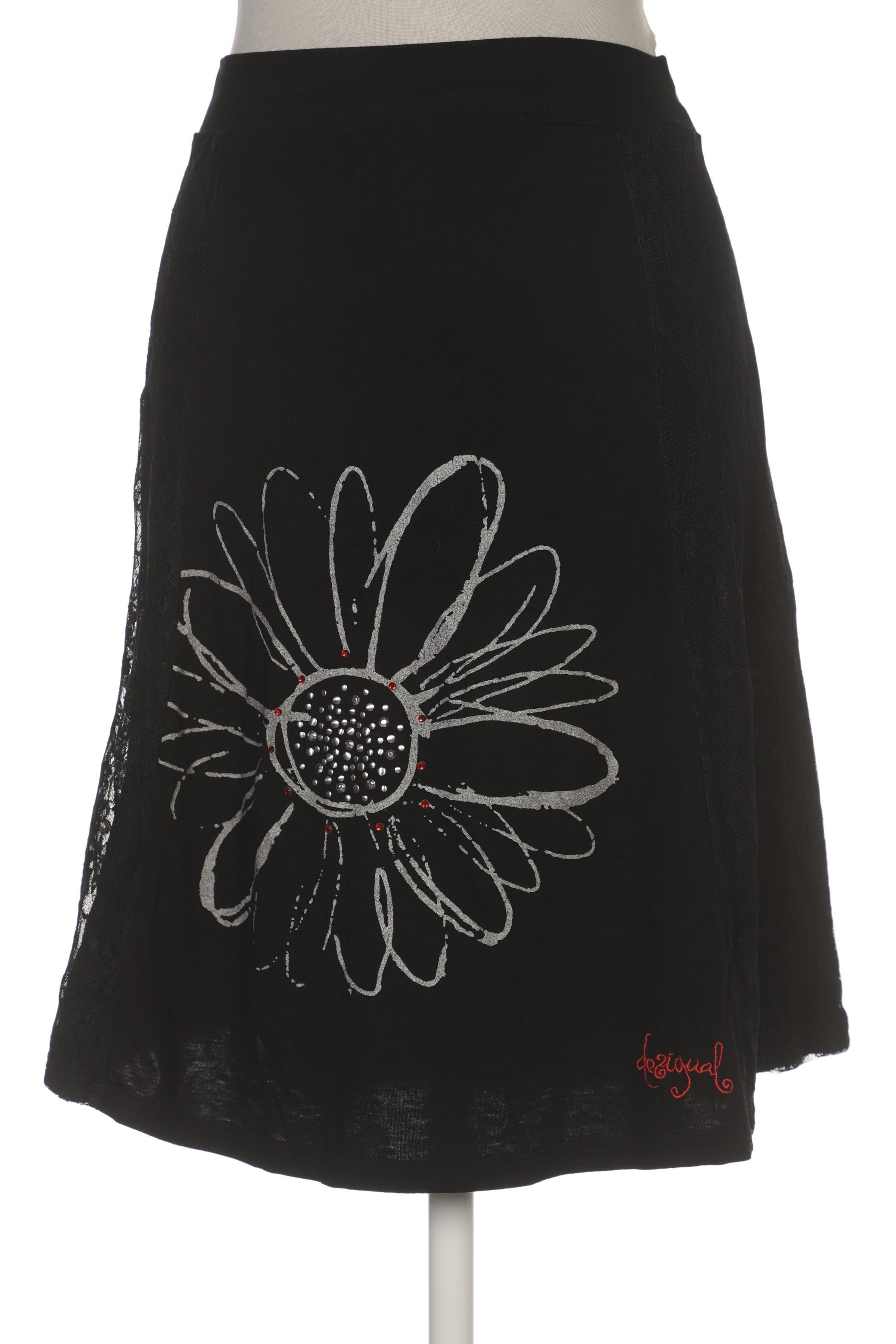 

Desigual Damen Rock, schwarz, Gr. 28