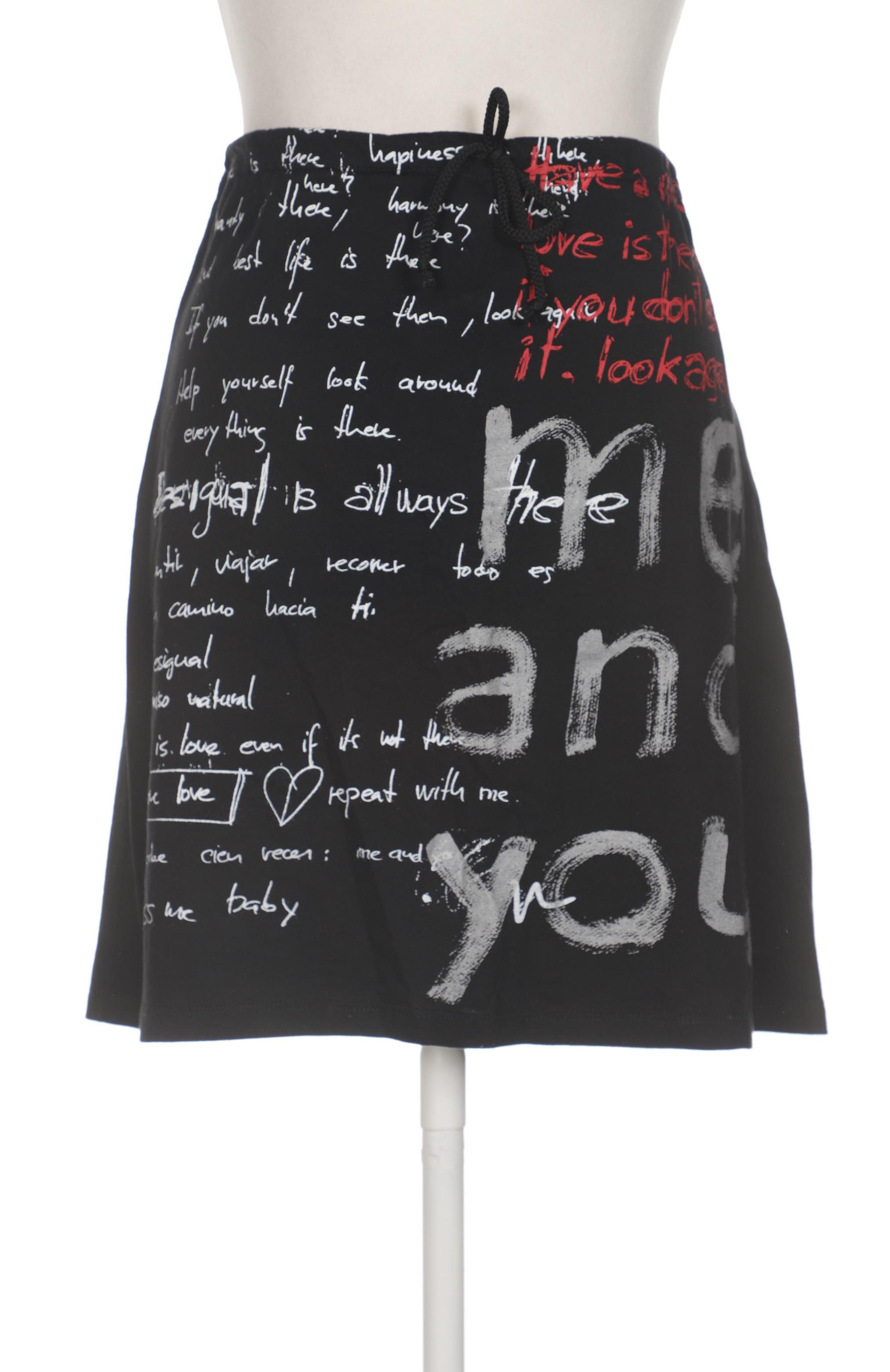 

Desigual Damen Rock, schwarz, Gr. 38