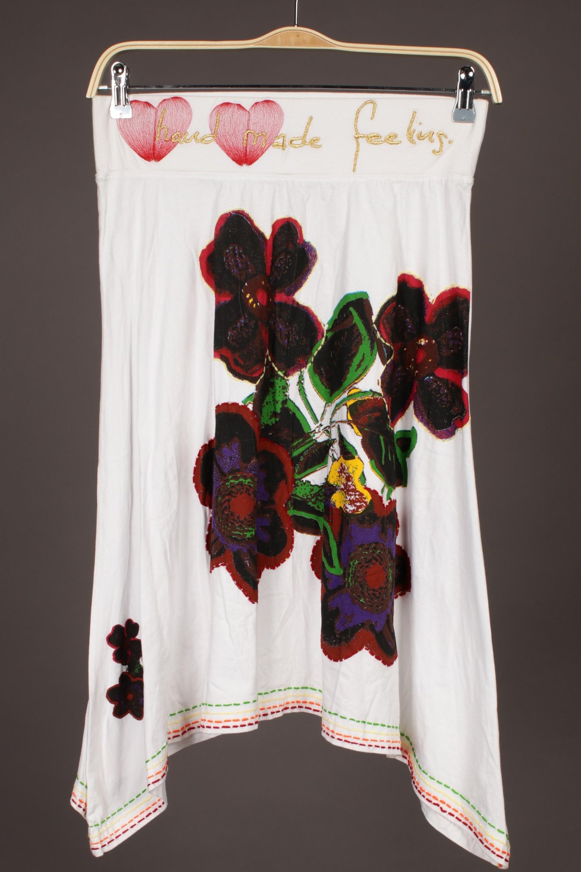 

Desigual Damen Rock, weiß, Gr.