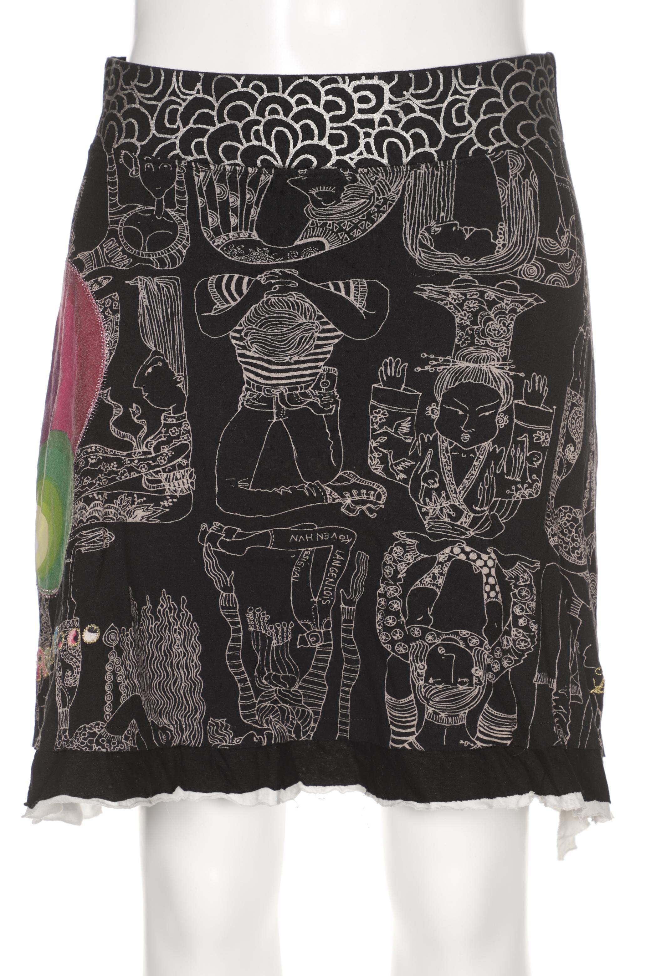 

Desigual Damen Rock, schwarz, Gr. 42