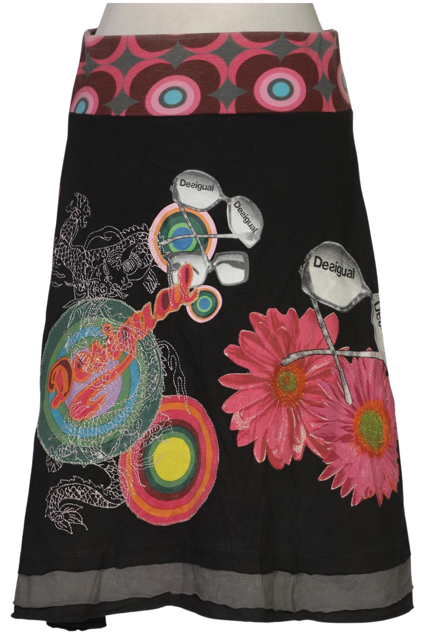 

Desigual Damen Rock, schwarz, Gr. 38