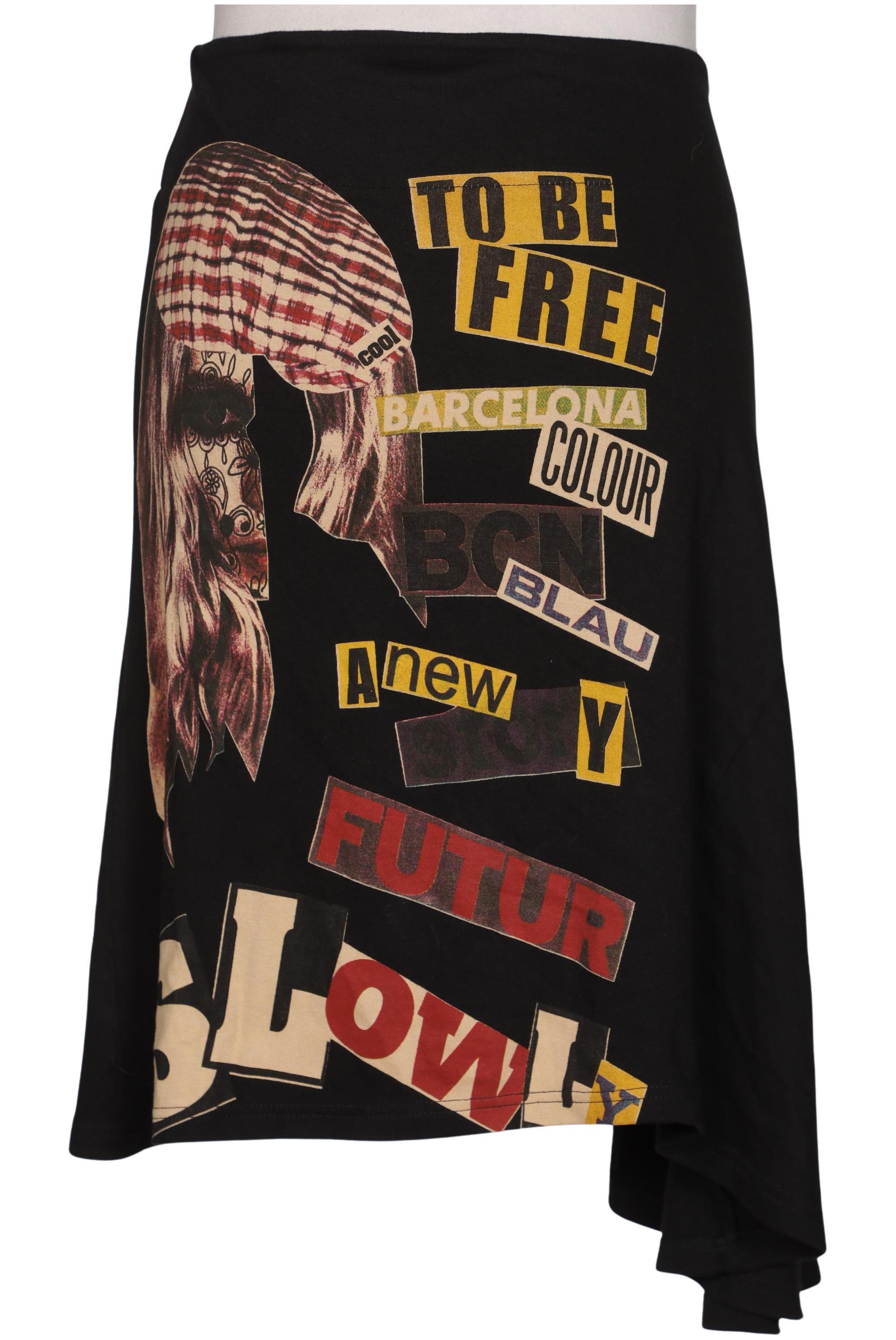 

Desigual Damen Rock, schwarz, Gr. 42