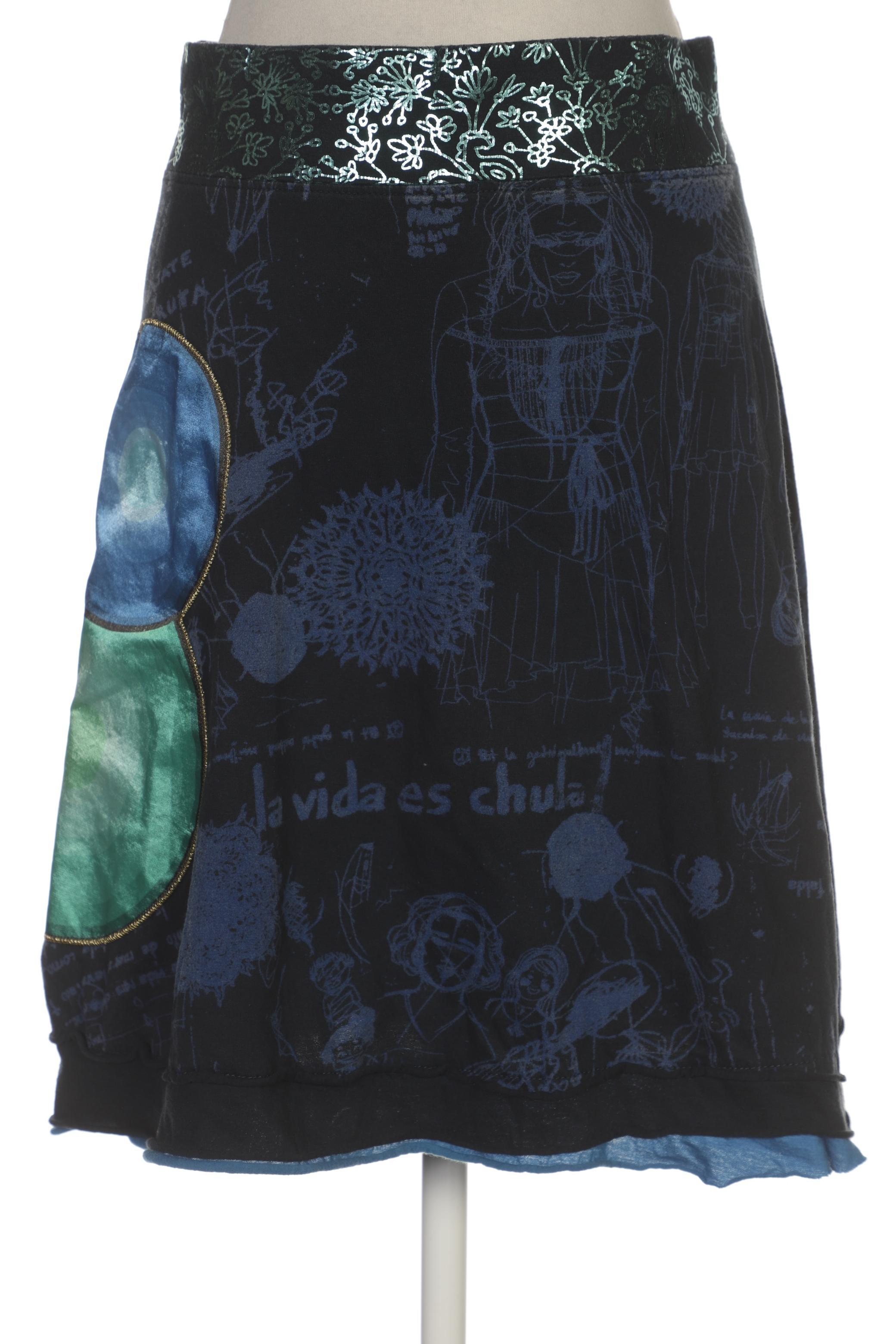

Desigual Damen Rock, marineblau, Gr. 38