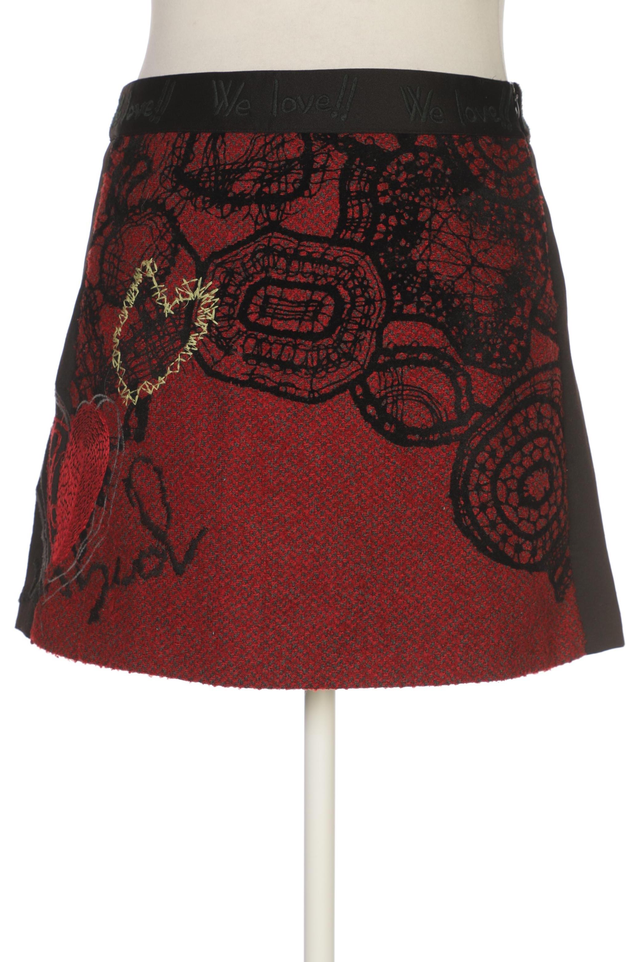 

Desigual Damen Rock, rot, Gr. 42
