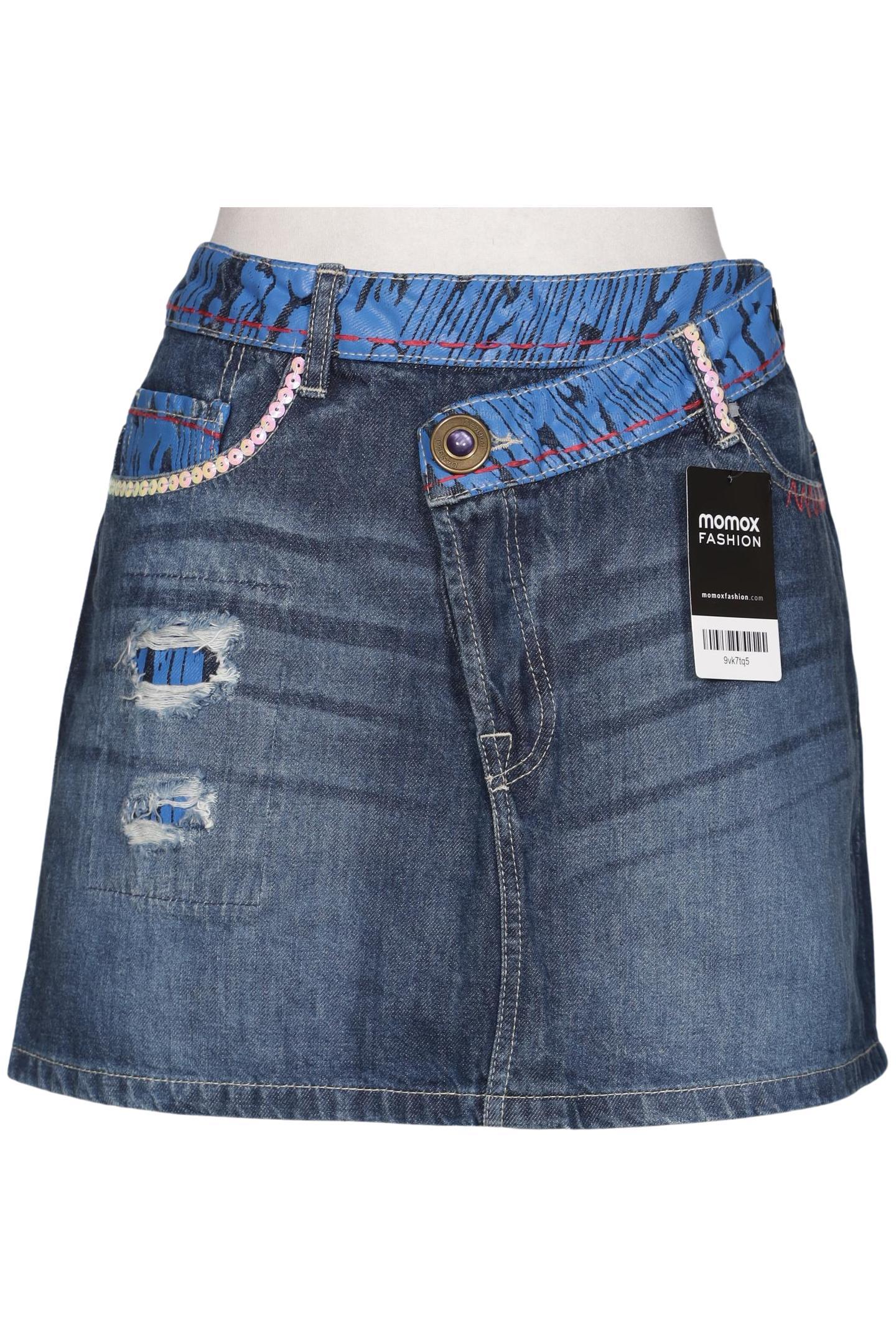 

Desigual Damen Rock, blau, Gr. 40