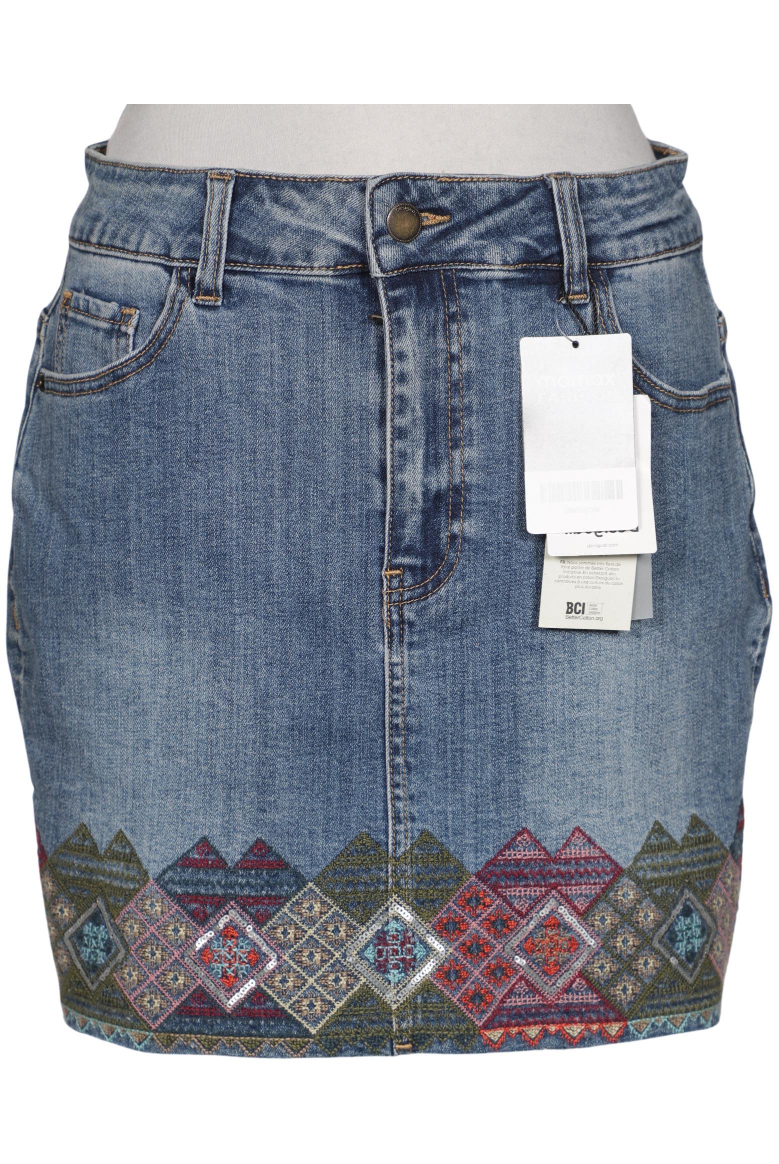 

Desigual Damen Rock, blau, Gr. 38