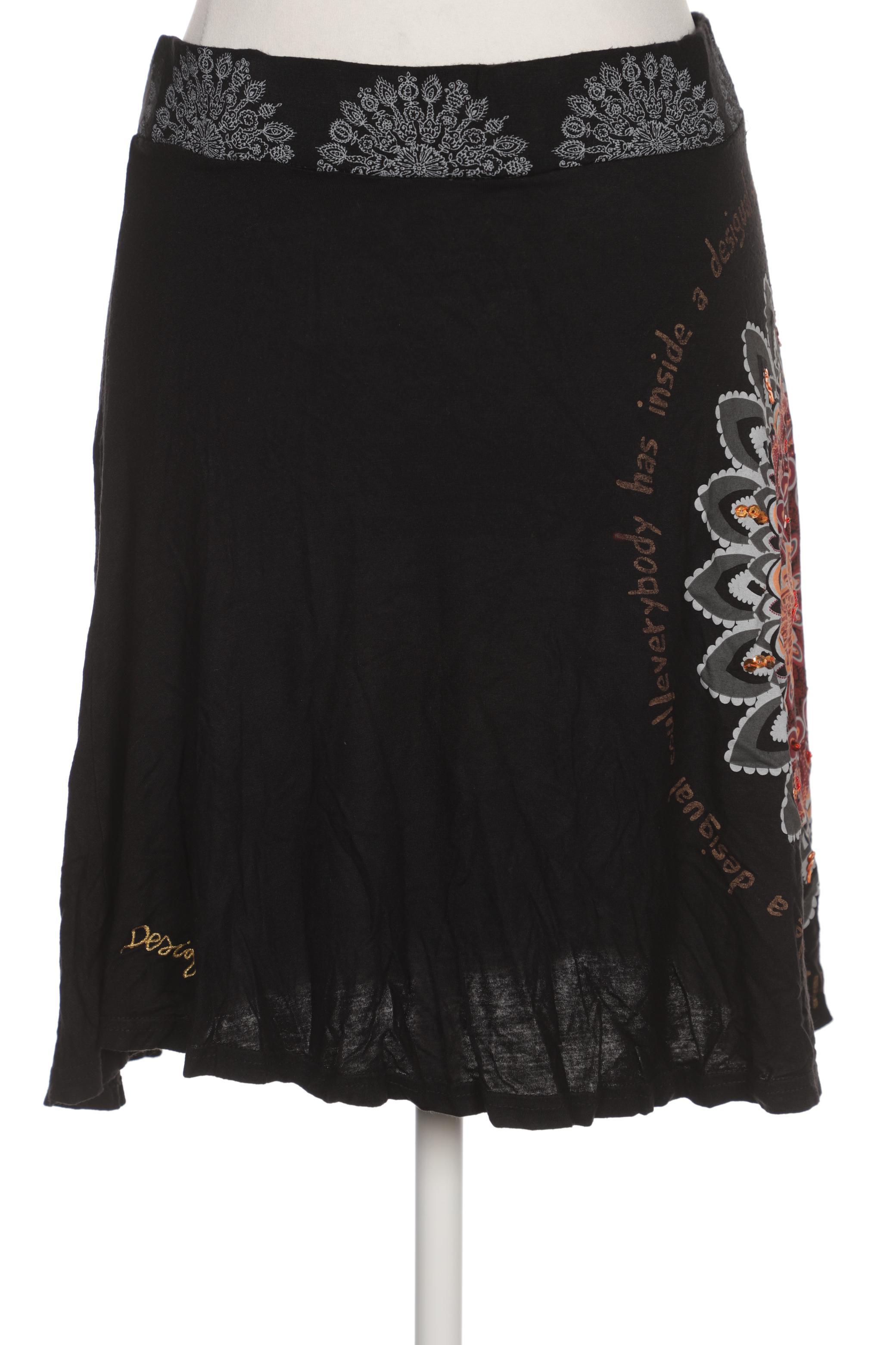 

Desigual Damen Rock, schwarz, Gr. 38