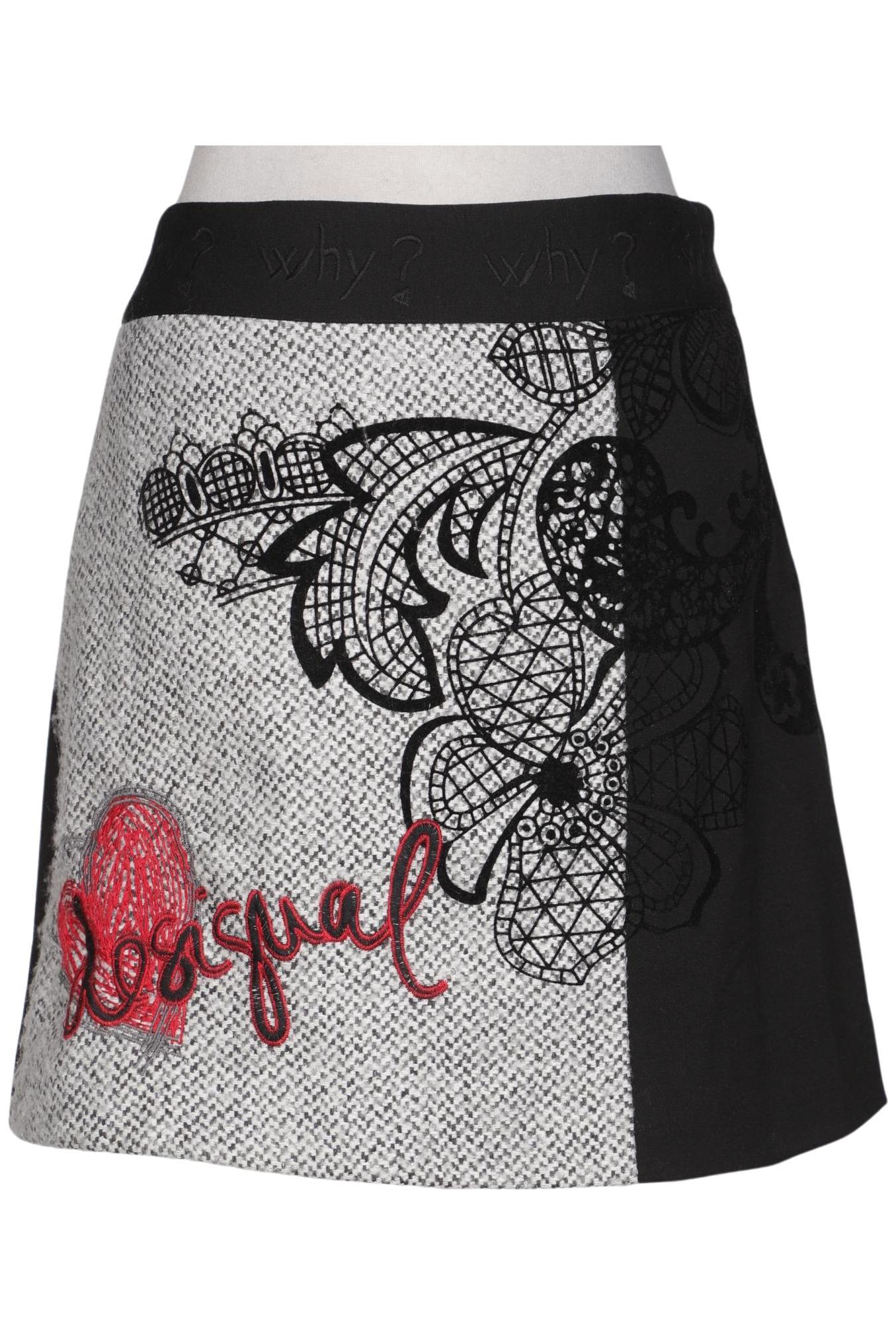 

Desigual Damen Rock, schwarz, Gr. 38