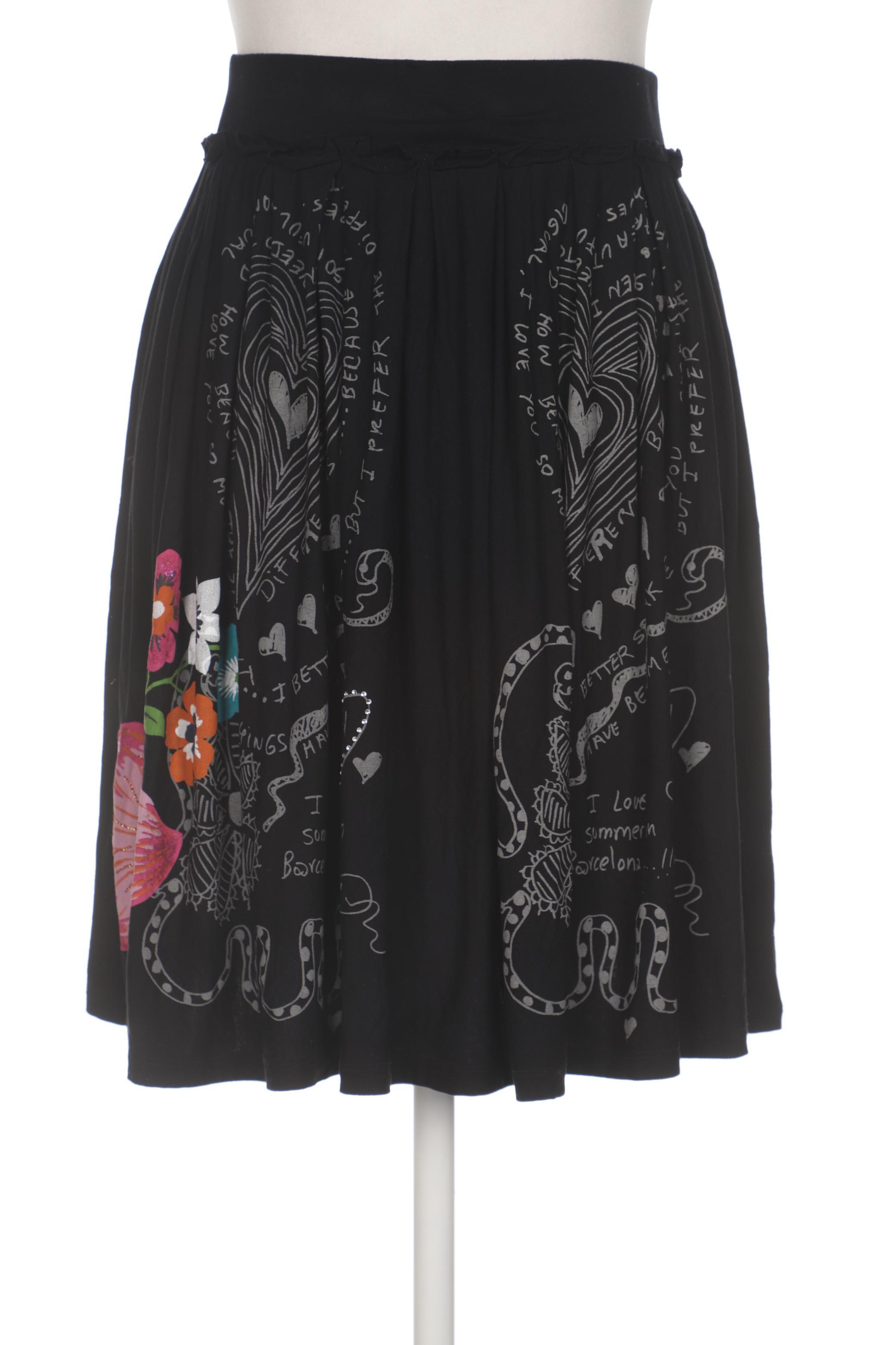 

Desigual Damen Rock, schwarz, Gr. 36