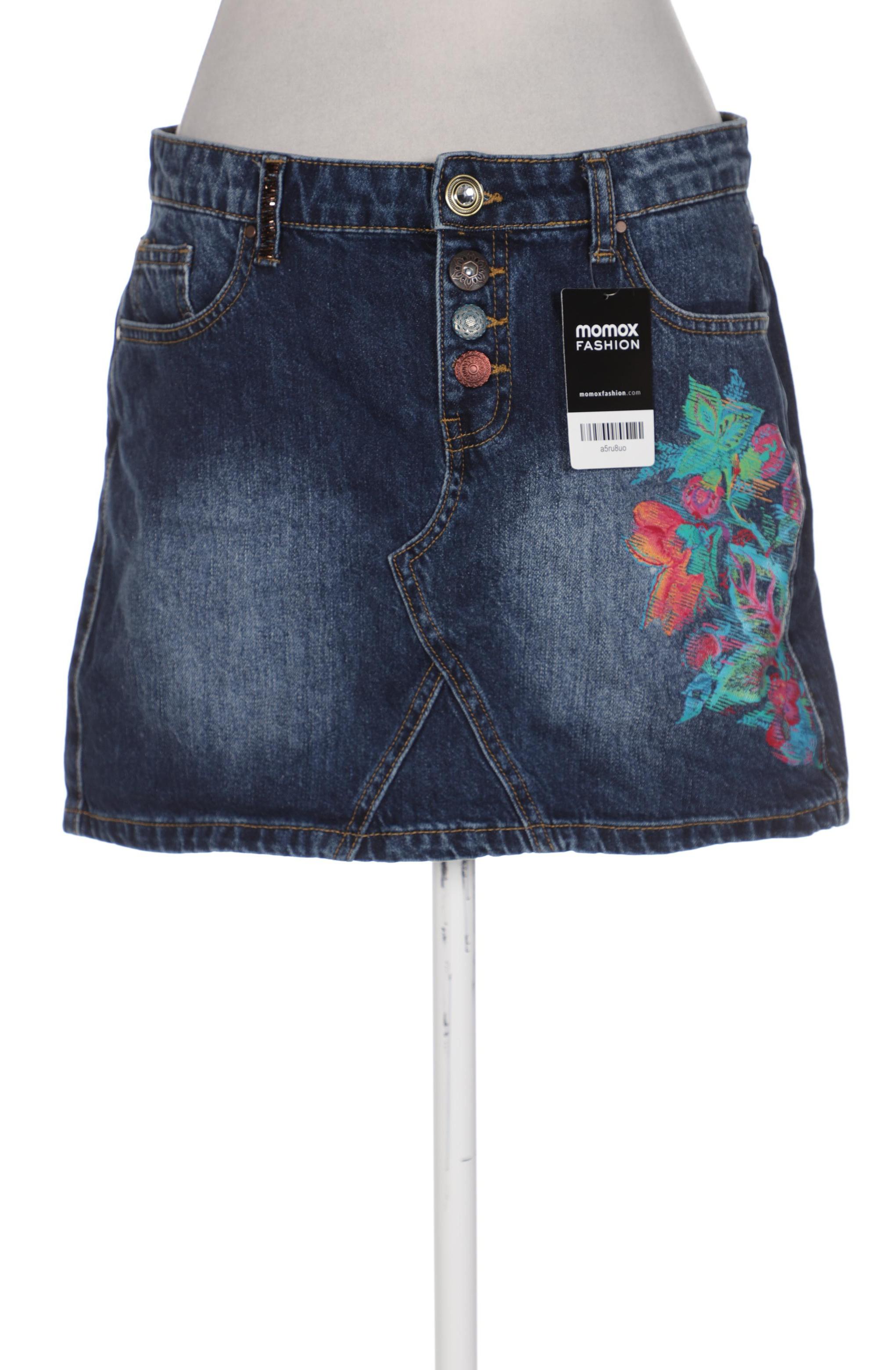 

Desigual Damen Rock, marineblau, Gr. 30