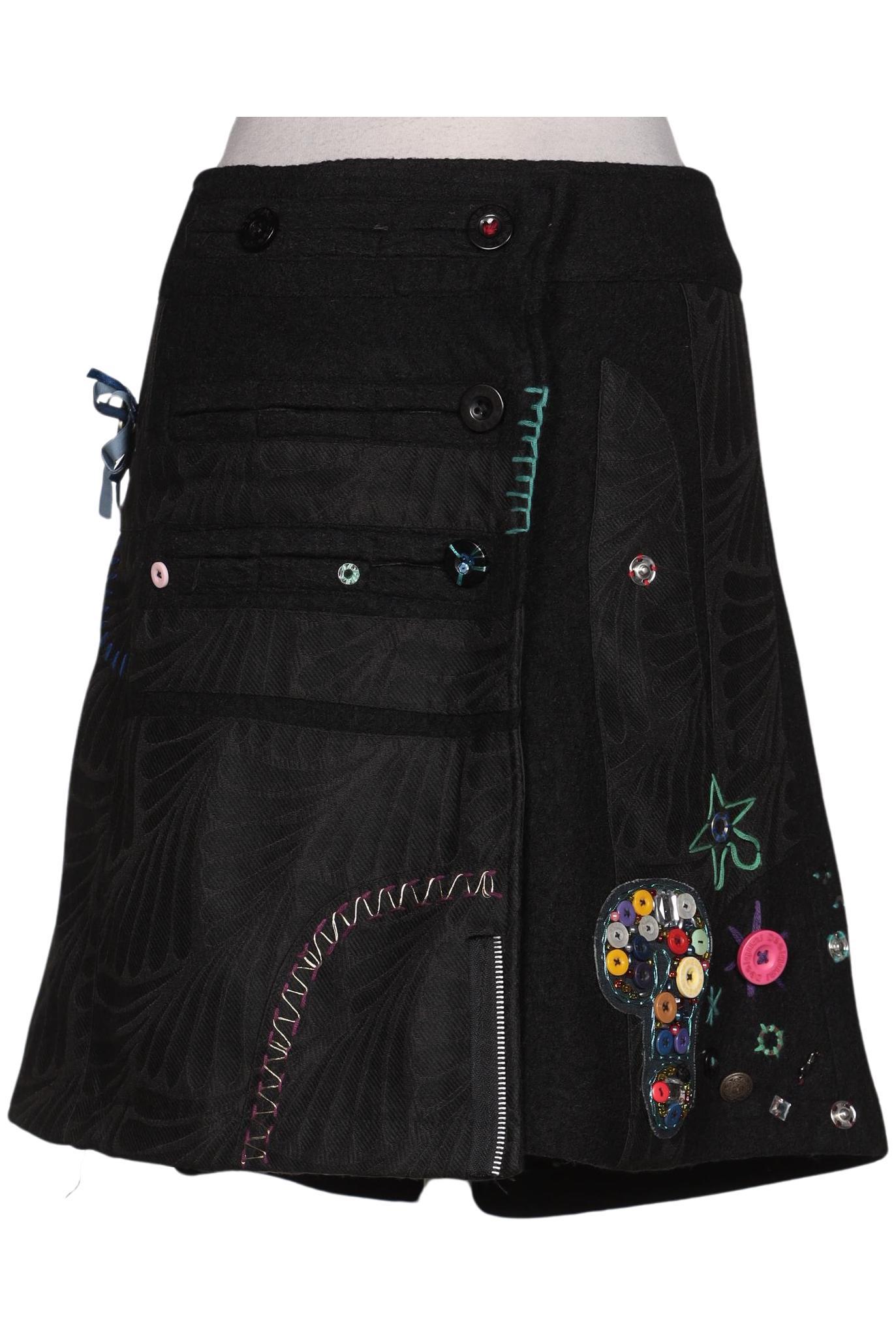 

Desigual Damen Rock, schwarz, Gr. 38