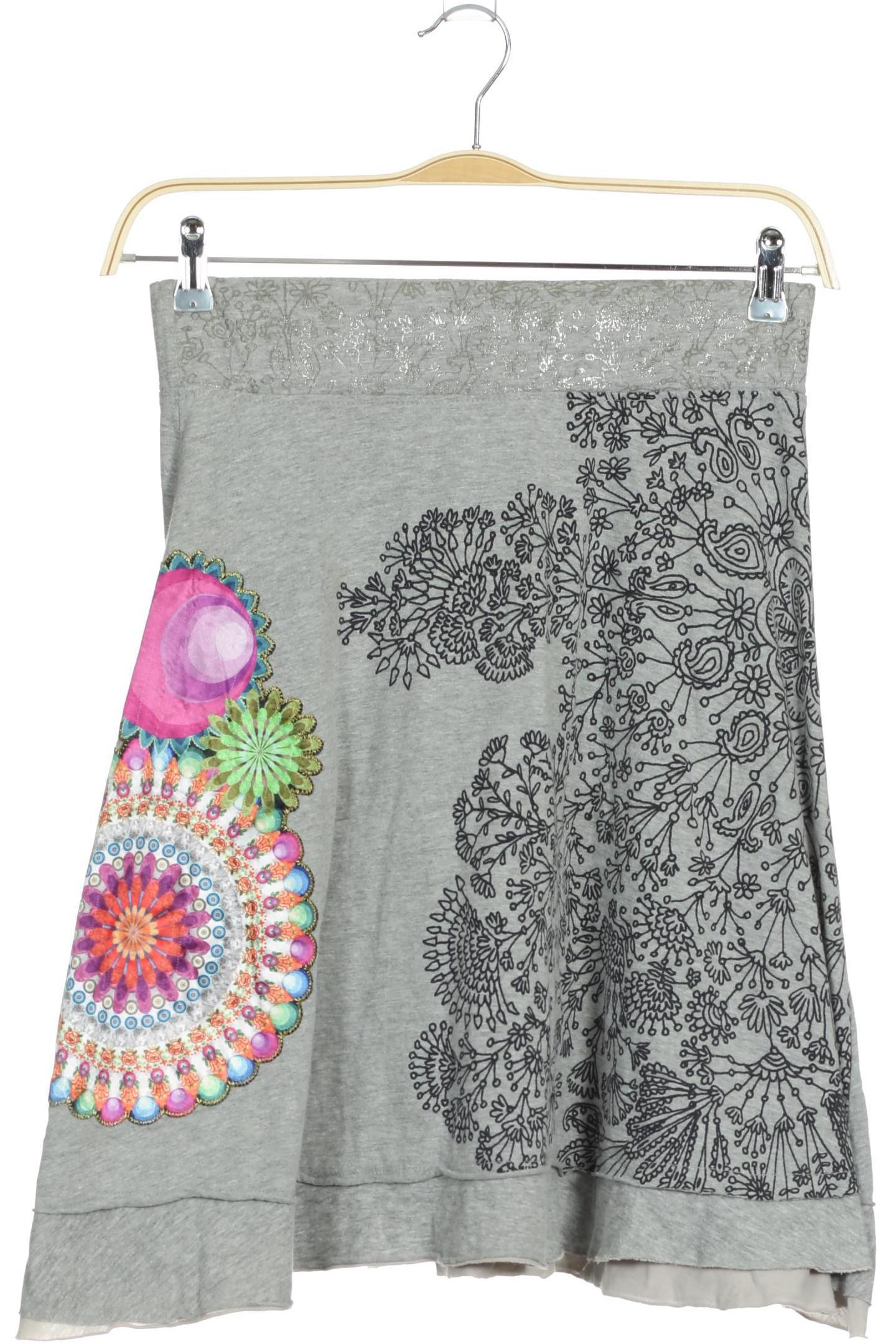 

Desigual Damen Rock, grau, Gr.