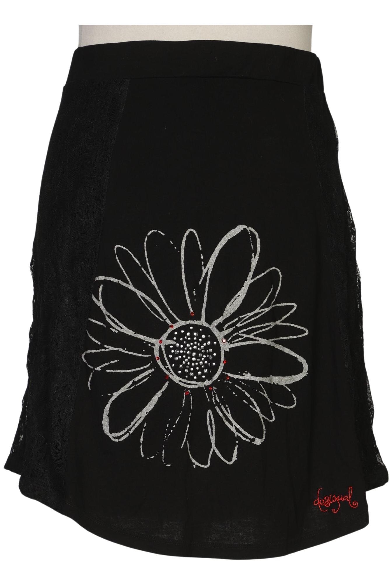 

Desigual Damen Rock, schwarz, Gr. 42