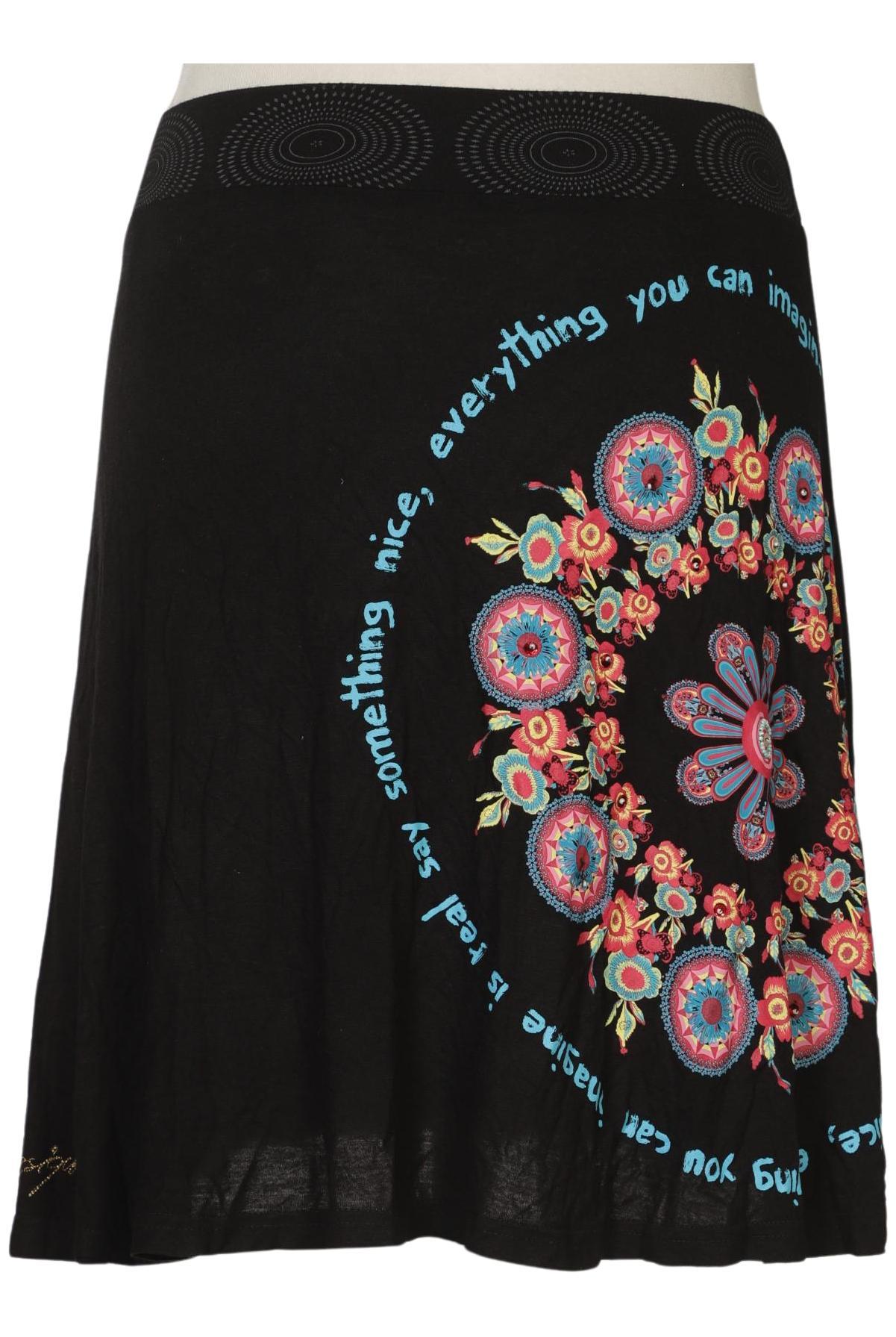 

Desigual Damen Rock, schwarz, Gr. 42