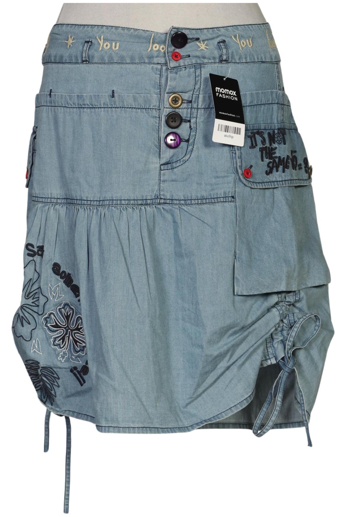 

Desigual Damen Rock, hellblau, Gr. 40