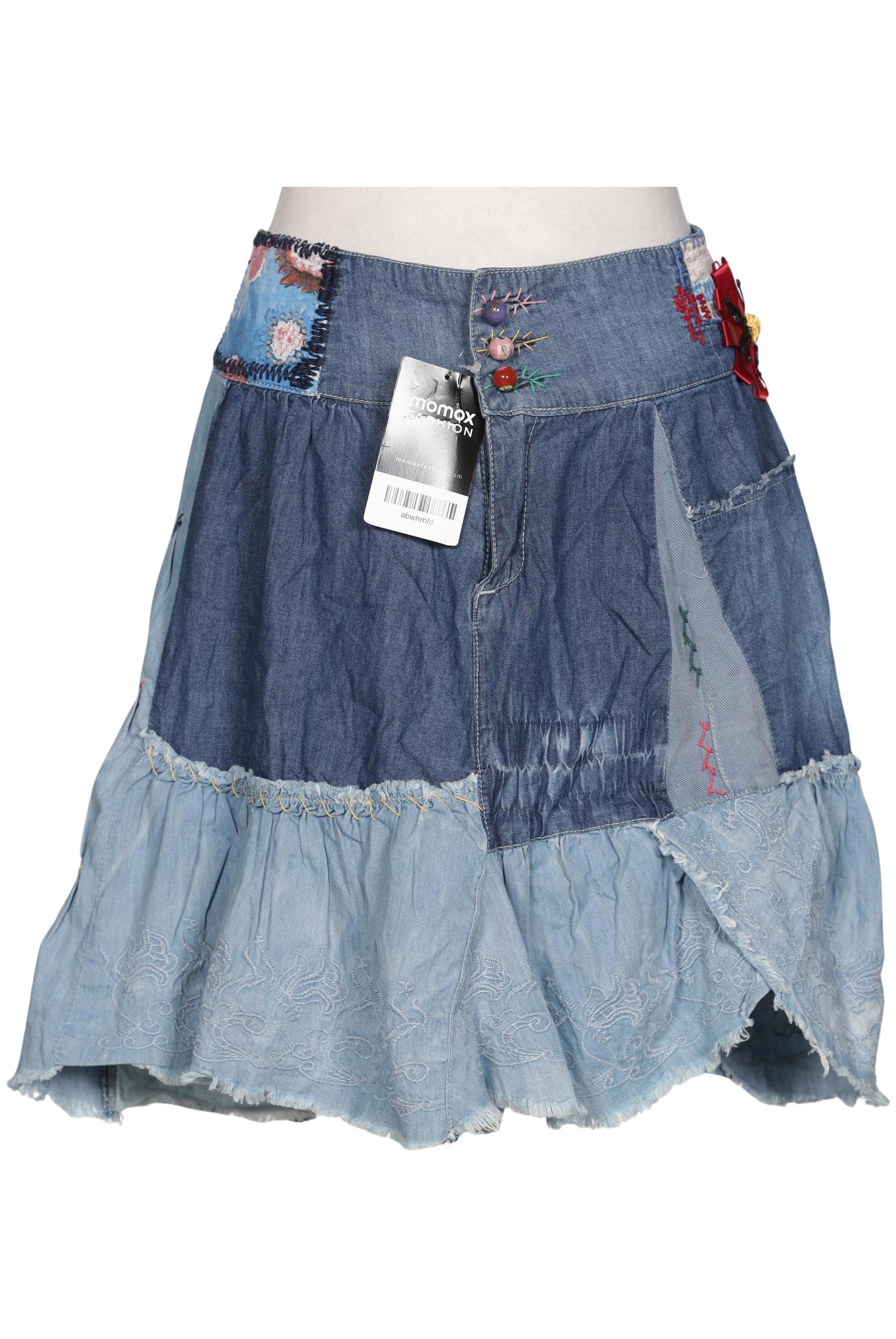 

Desigual Damen Rock, blau, Gr. 40