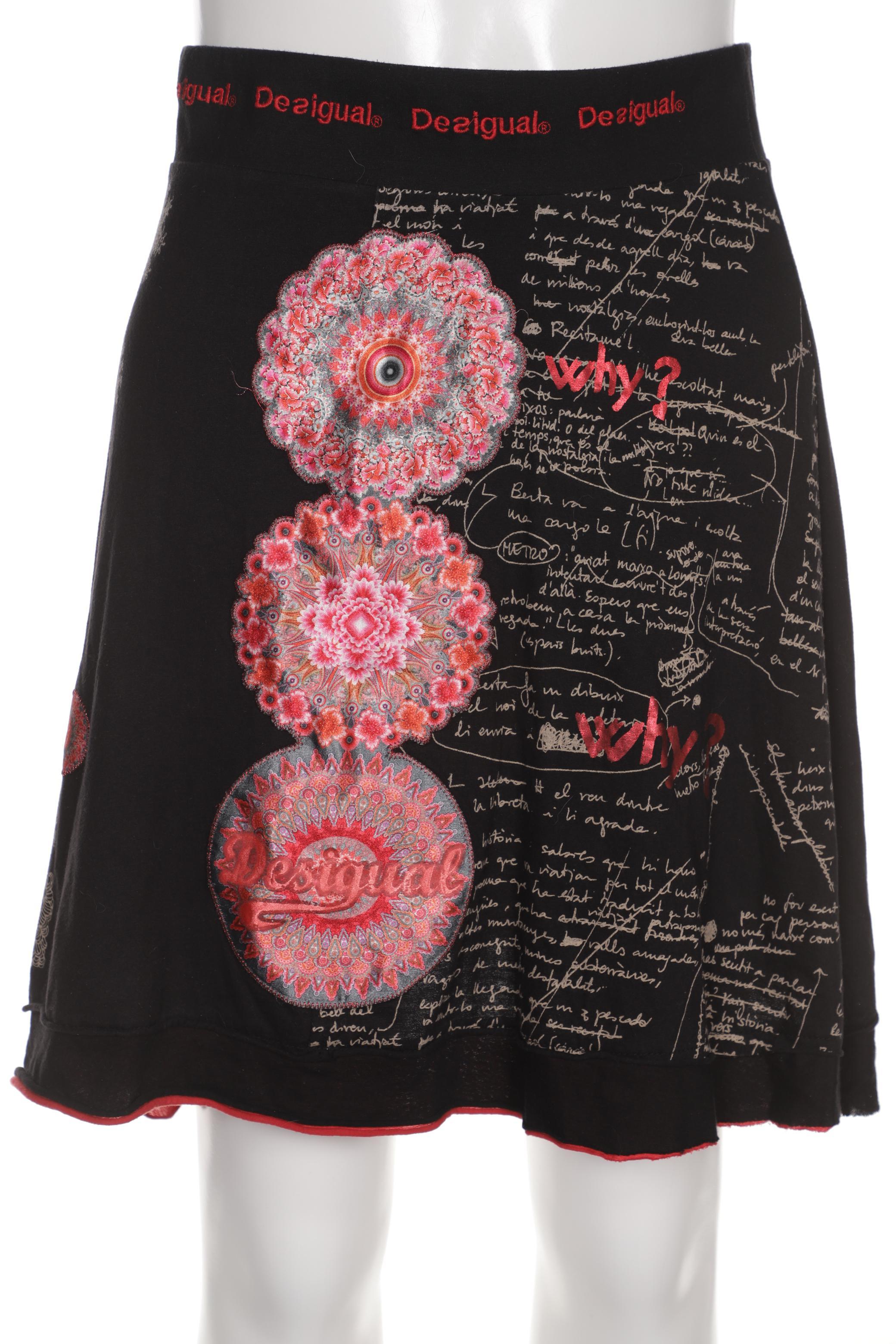 

Desigual Damen Rock, schwarz