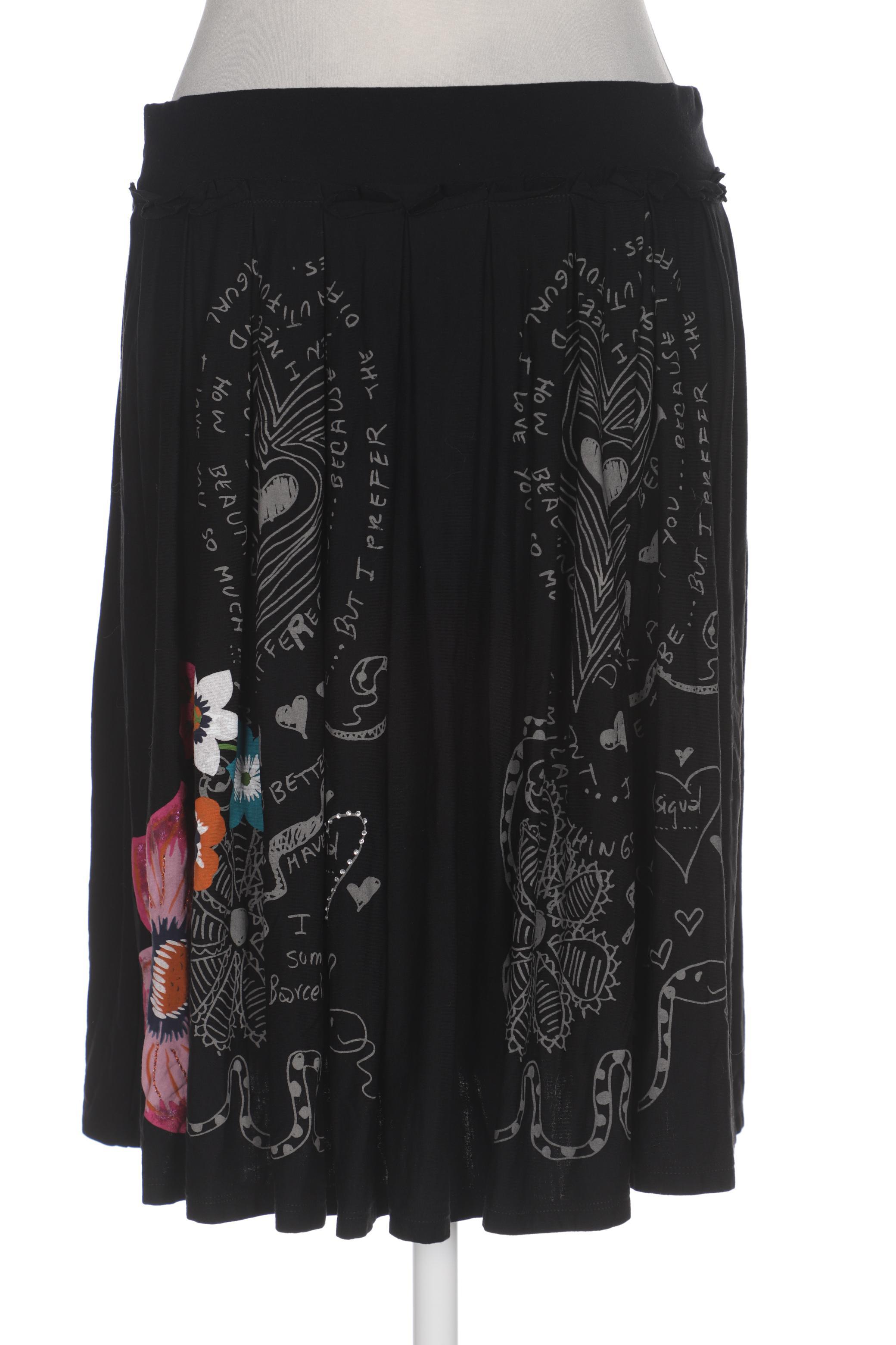 

Desigual Damen Rock, schwarz, Gr. 38