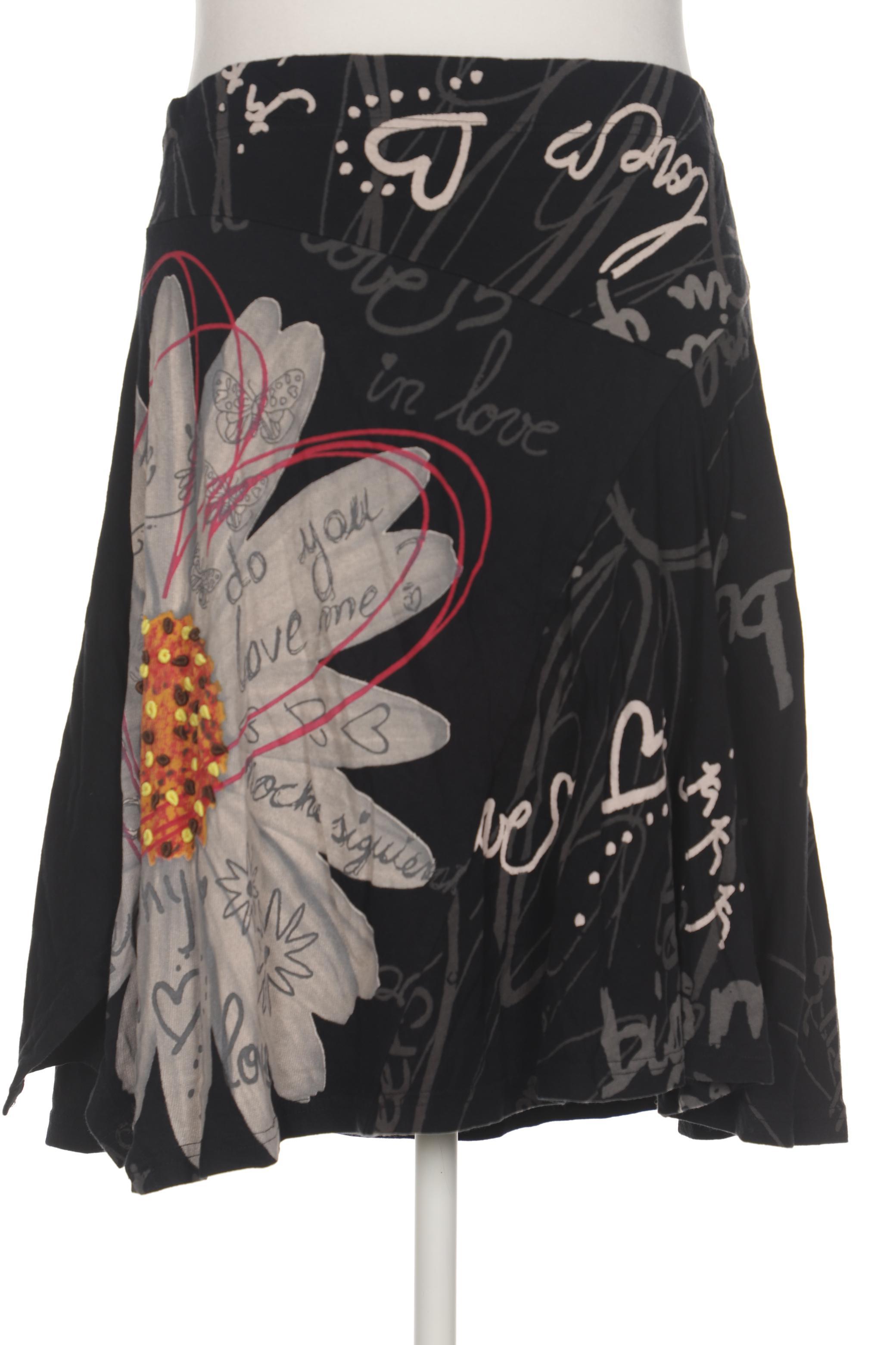

Desigual Damen Rock, schwarz, Gr. 46