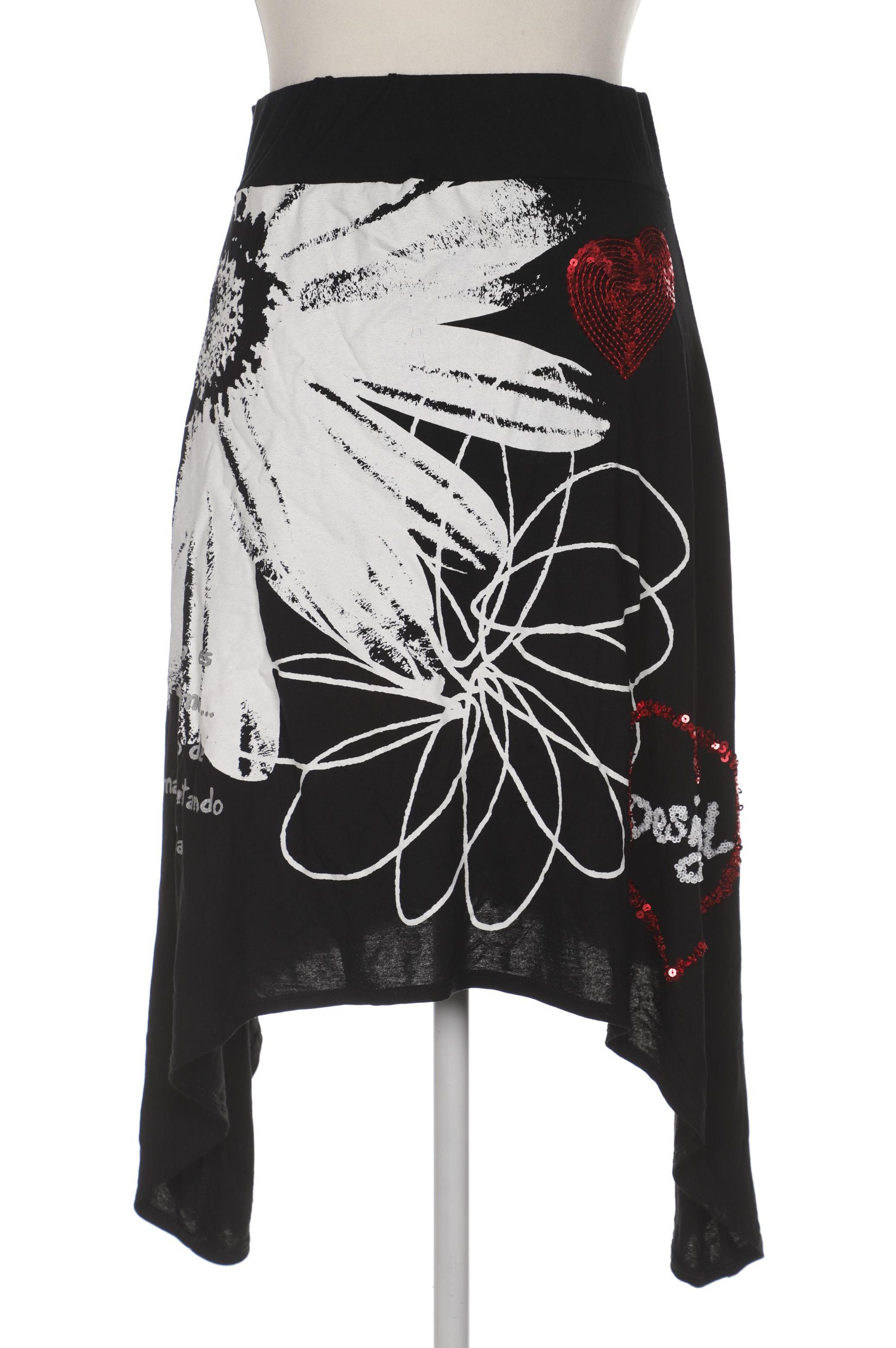 

Desigual Damen Rock, schwarz, Gr. 38