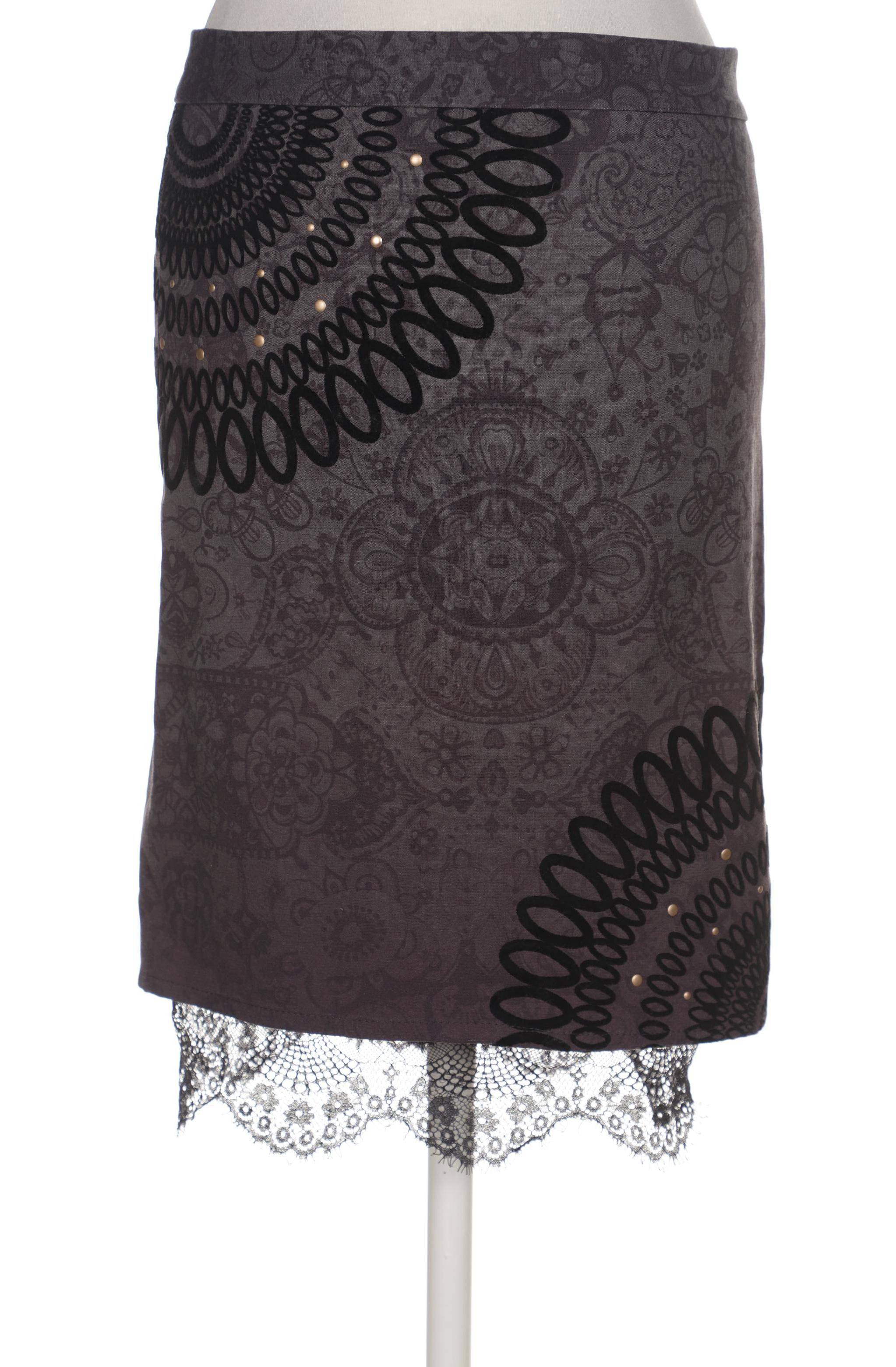

Desigual Damen Rock, grau, Gr. 34