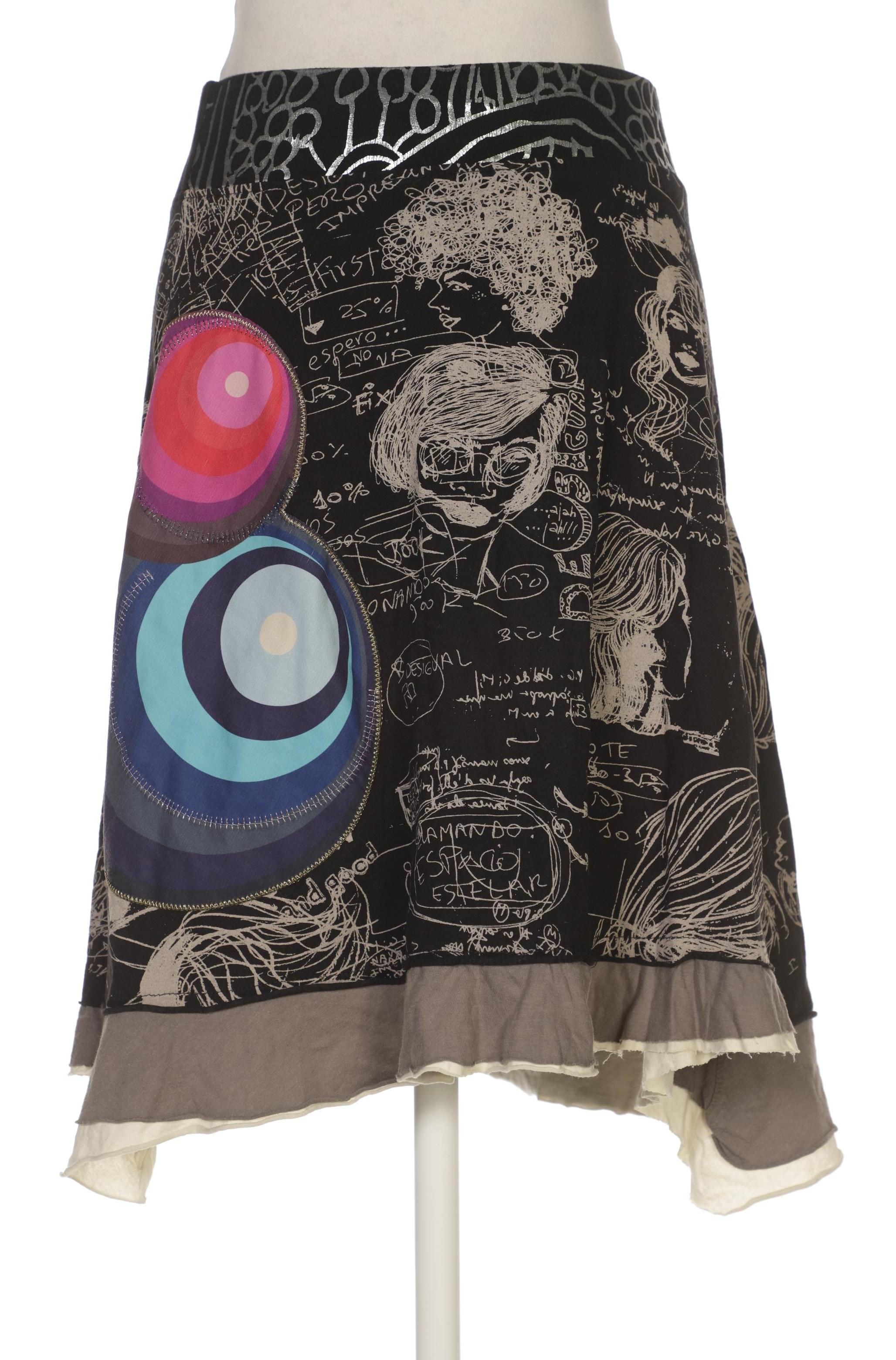 

Desigual Damen Rock, schwarz, Gr. 36