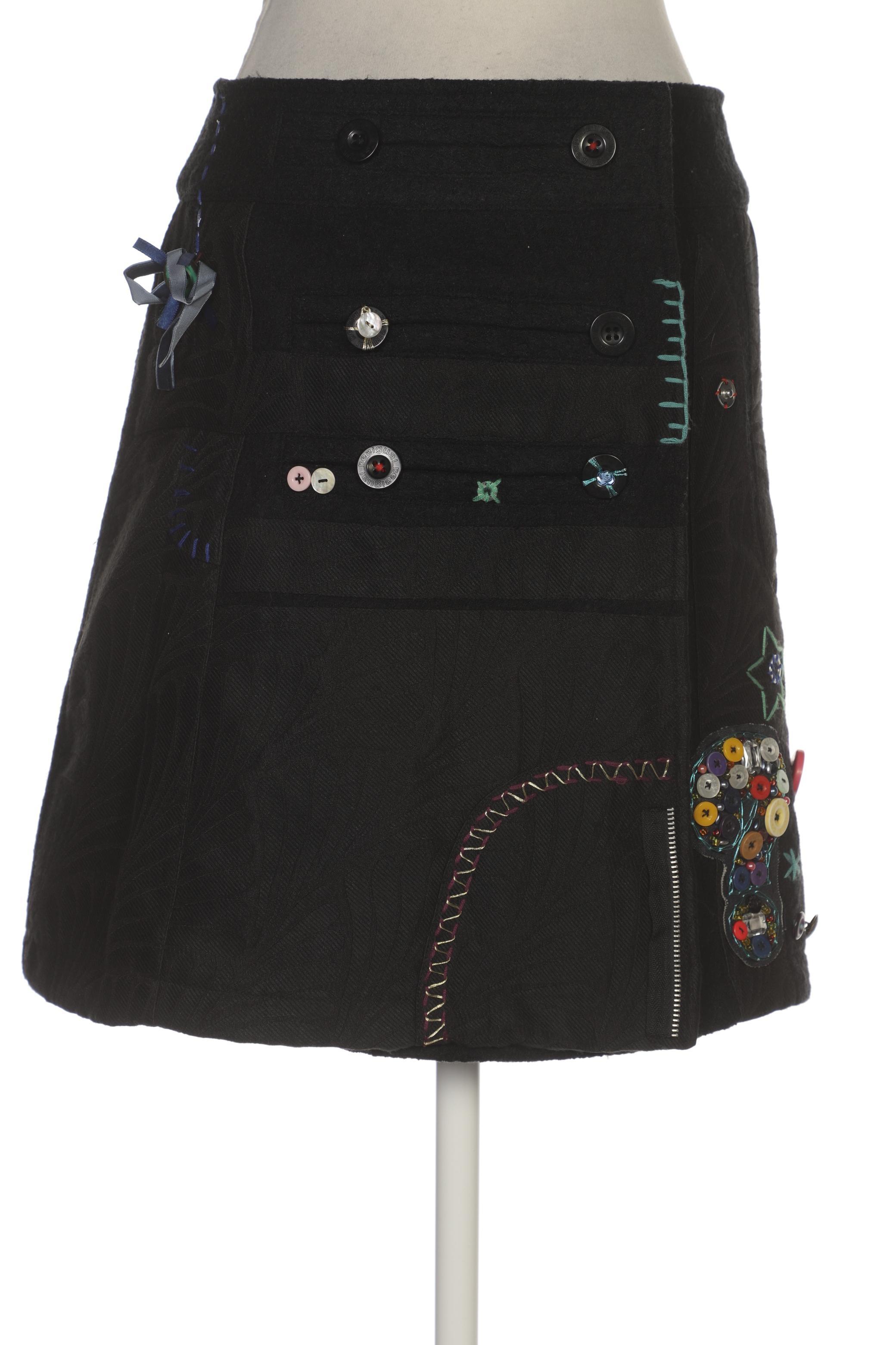 

Desigual Damen Rock, schwarz, Gr. 34
