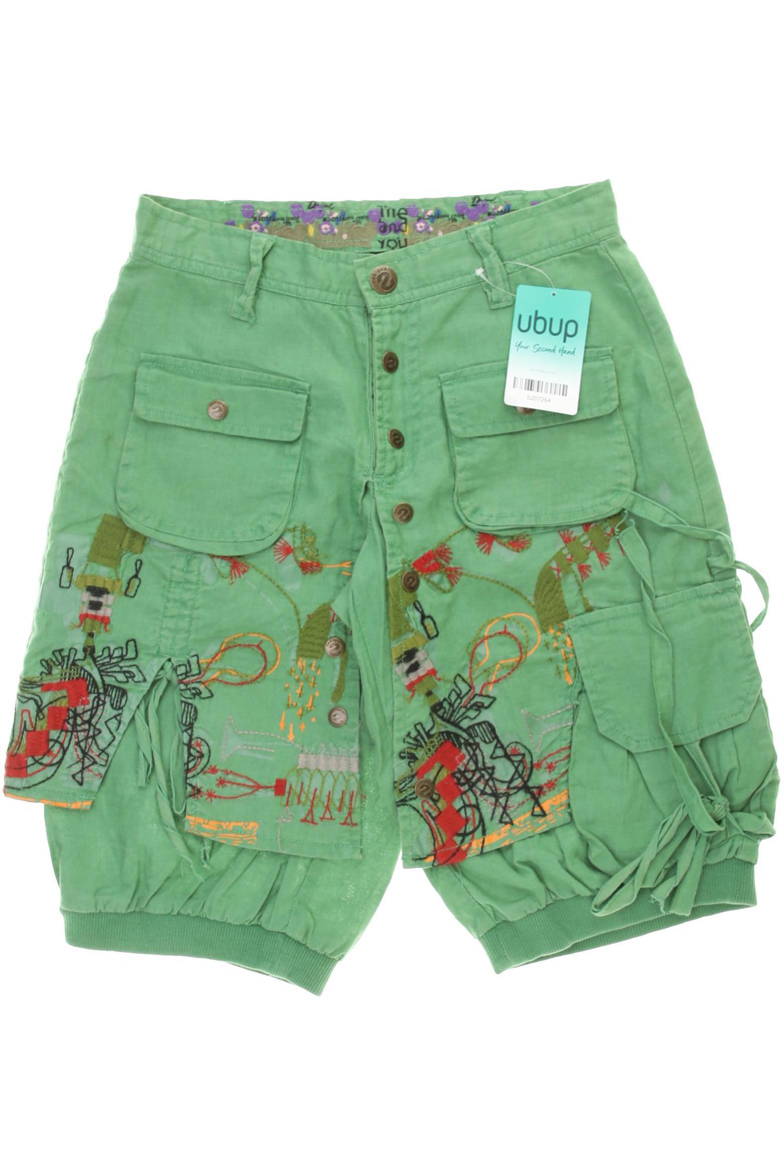 

Desigual Damen Shorts, grün, Gr. 34