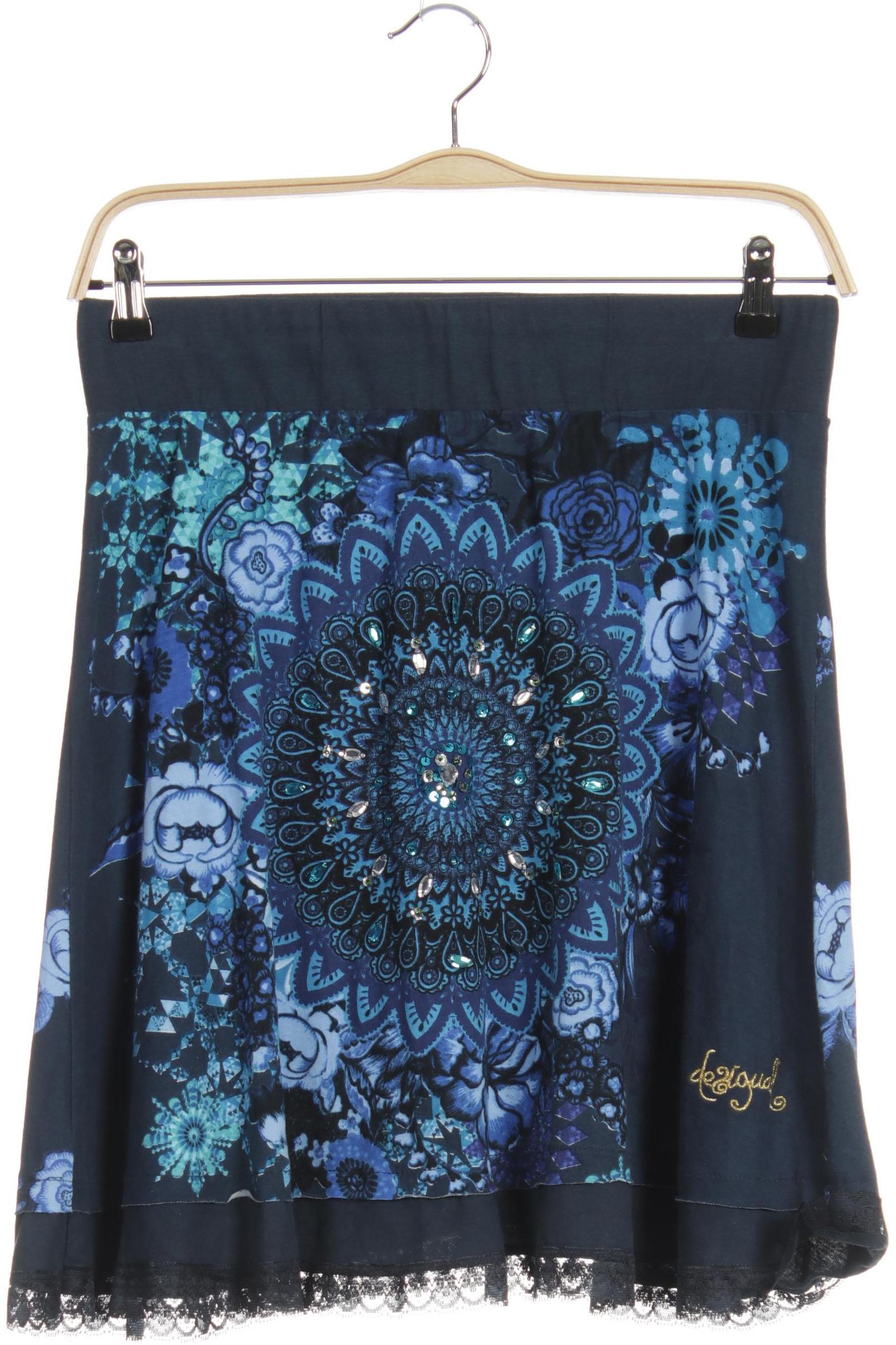 

Desigual Damen Rock, blau, Gr.