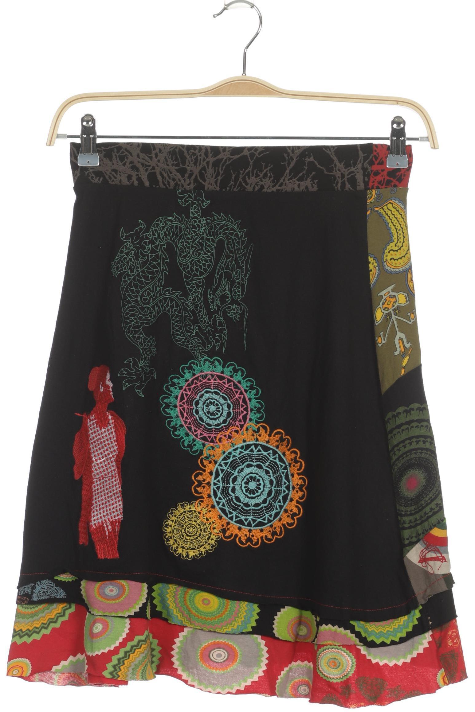 

Desigual Damen Rock, schwarz, Gr. 36