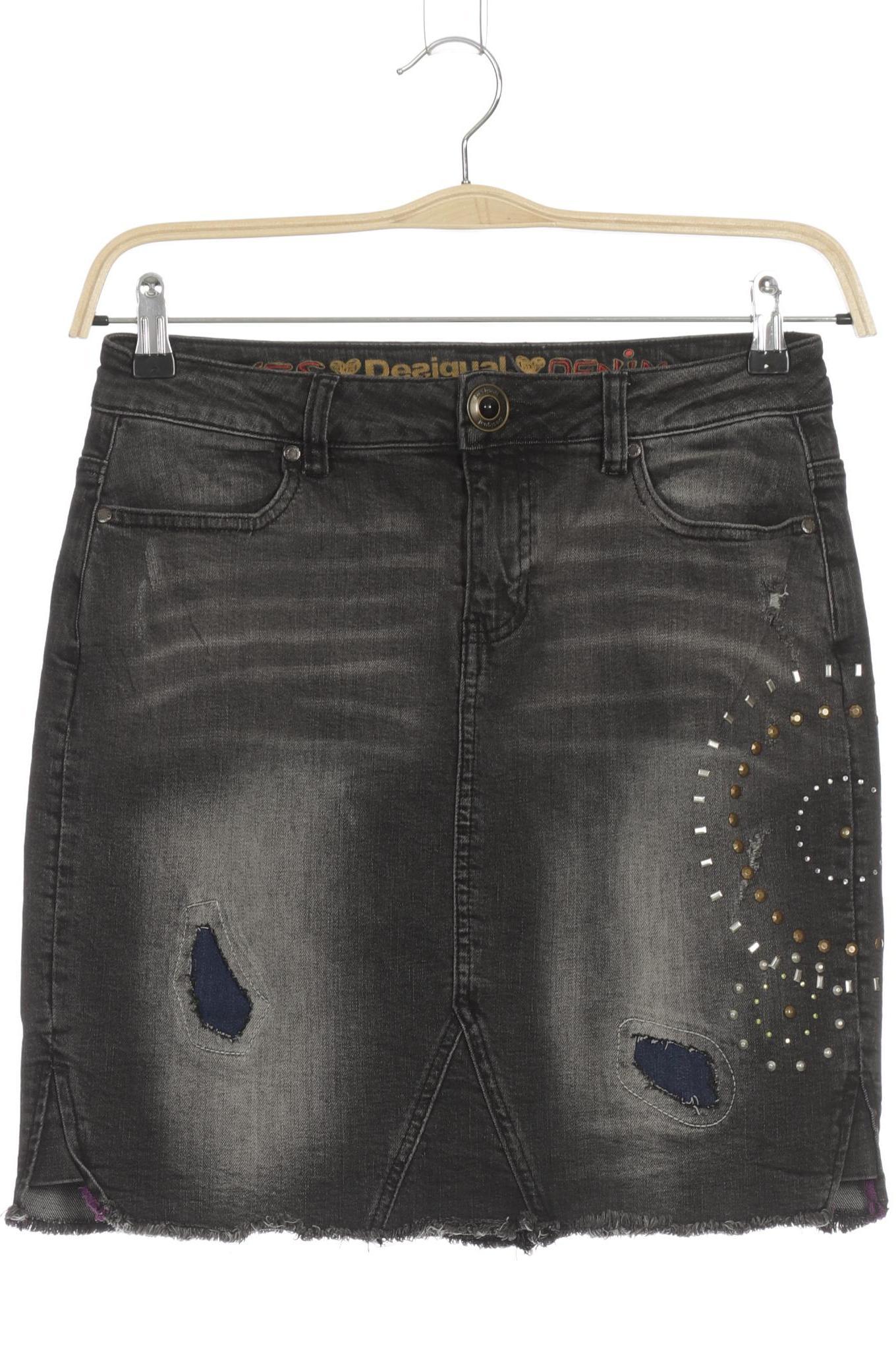 

Desigual Damen Rock, schwarz, Gr. 38