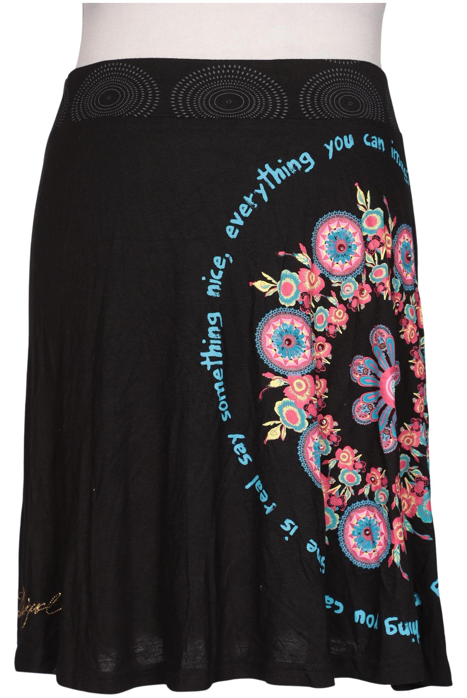 

Desigual Damen Rock, schwarz, Gr. 42