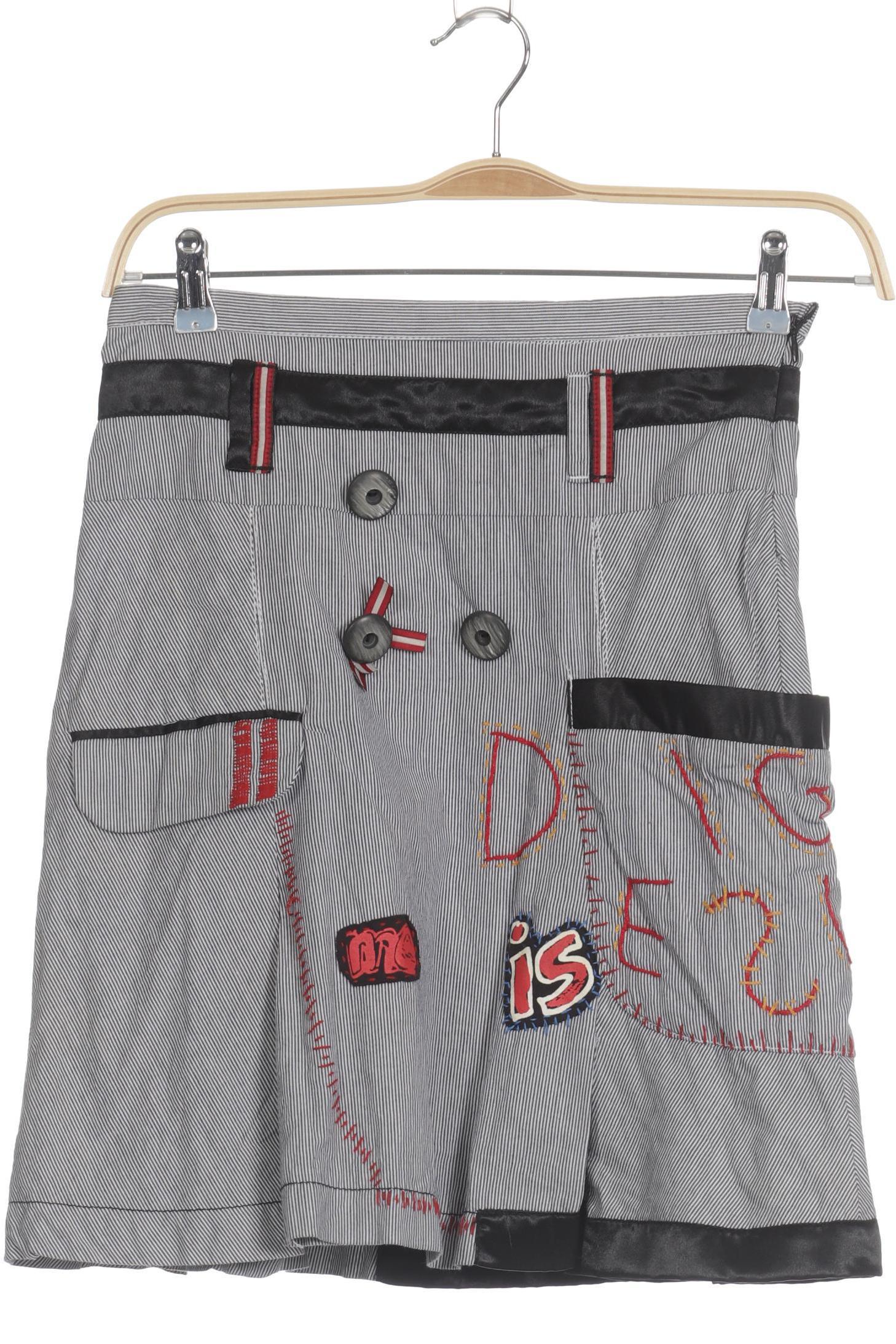 

Desigual Damen Rock, grau, Gr. 34