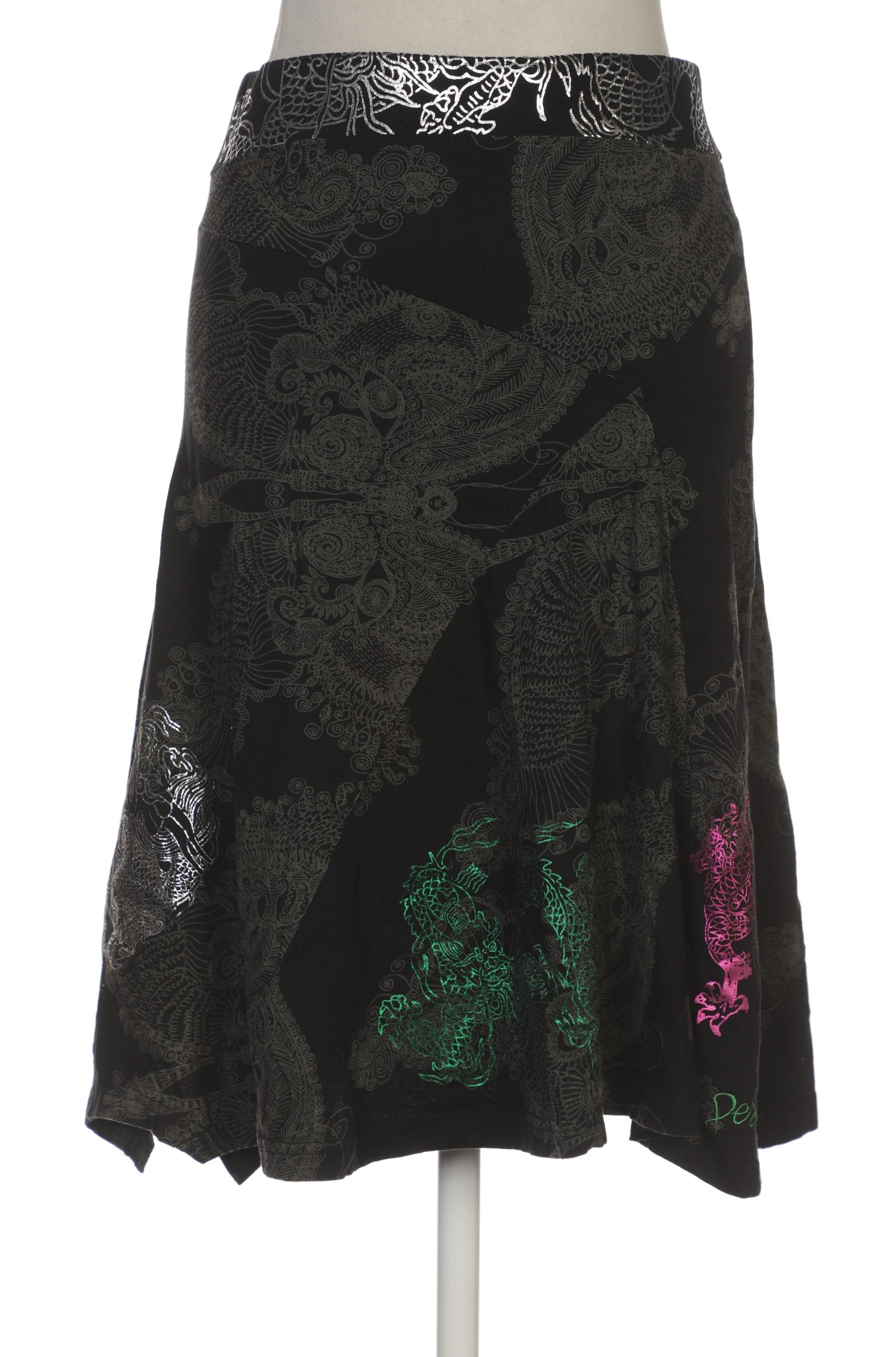 

Desigual Damen Rock, schwarz, Gr. 34
