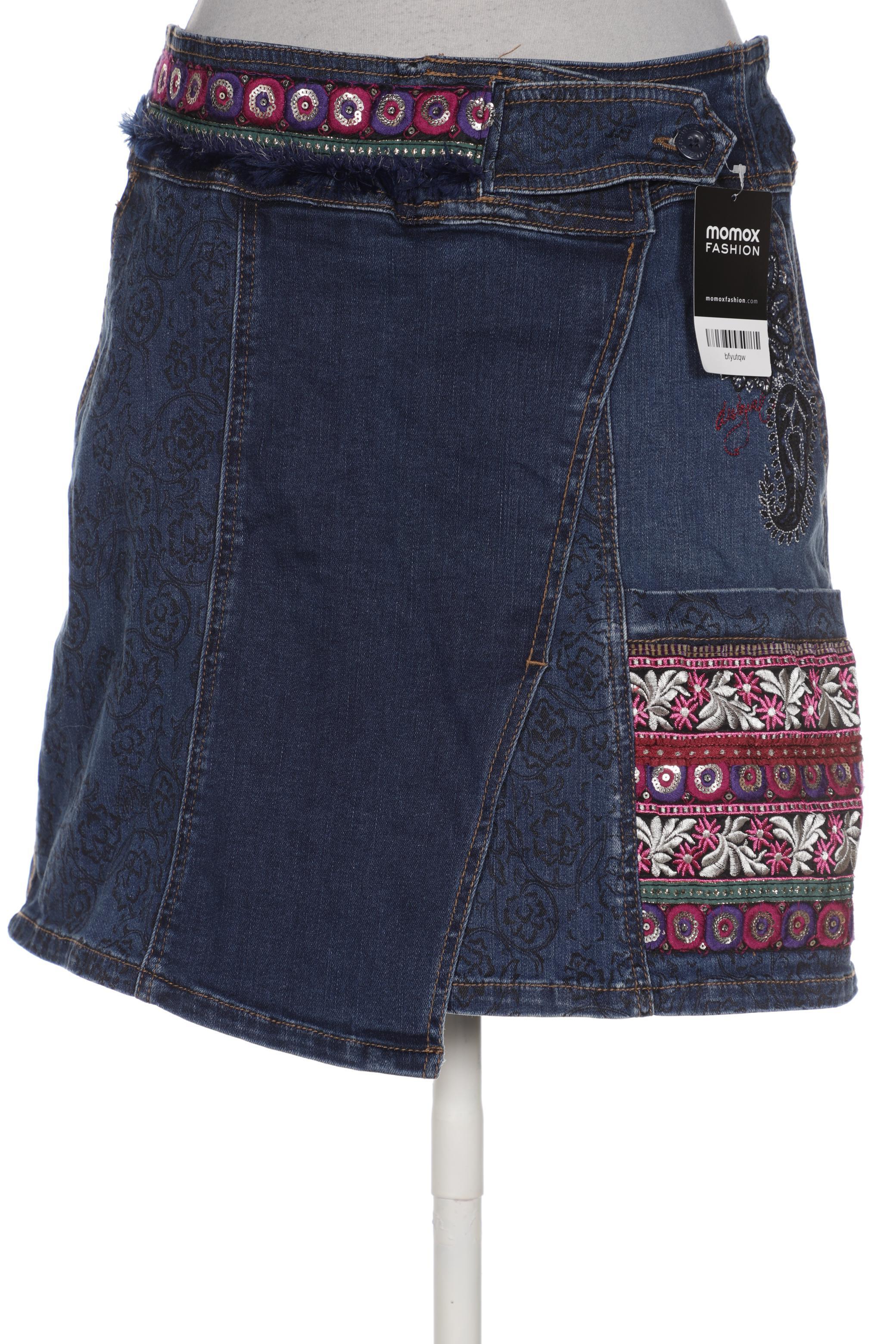 

Desigual Damen Rock, marineblau, Gr. 40