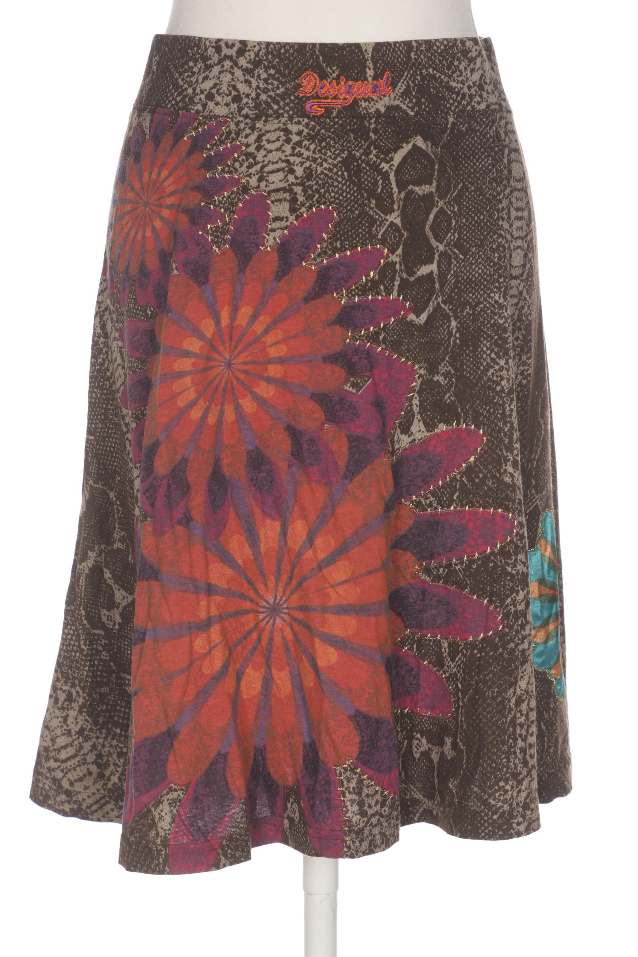 

Desigual Damen Rock, braun, Gr. 38