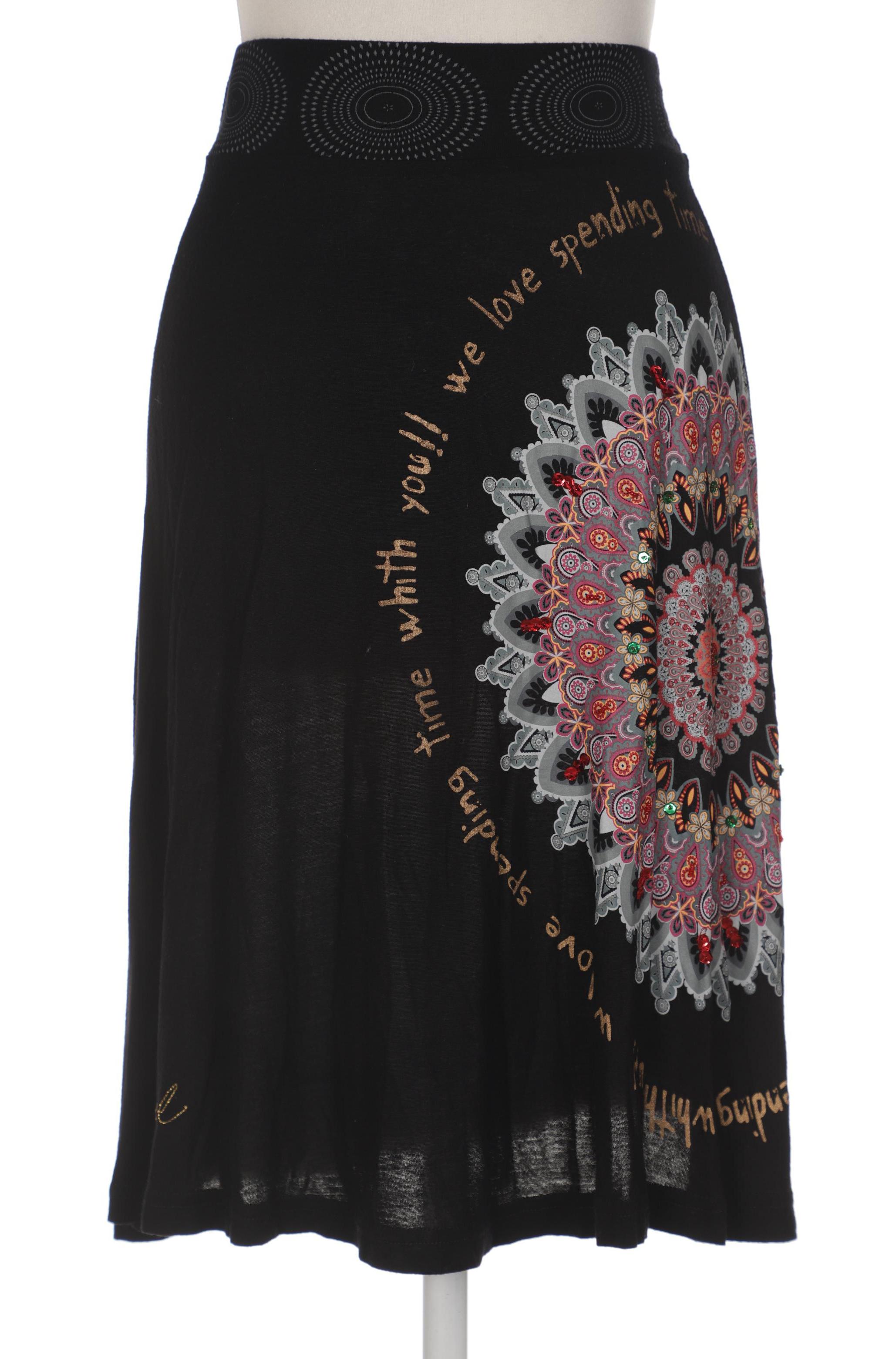 

Desigual Damen Rock, schwarz, Gr. 34