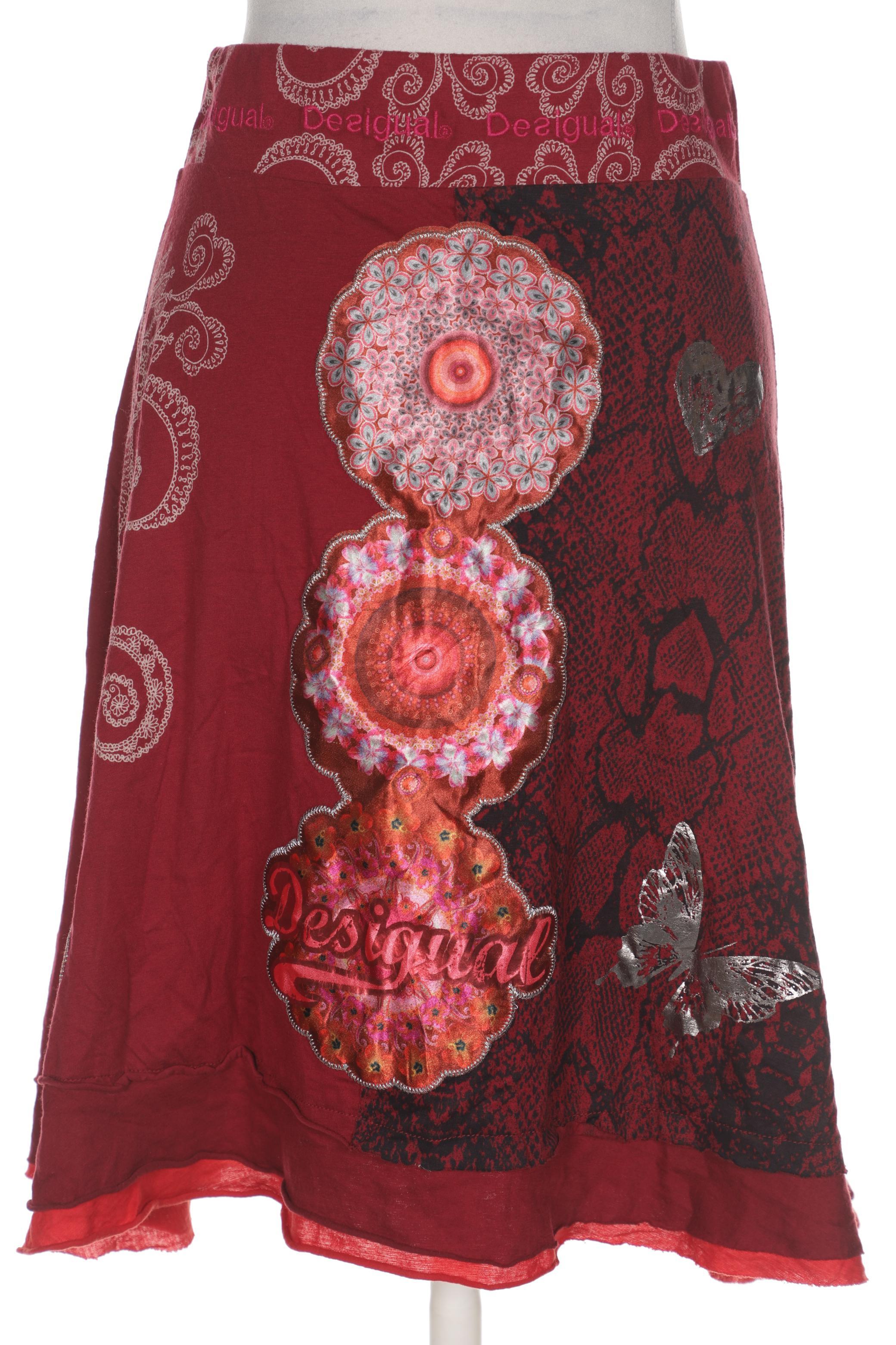 

Desigual Damen Rock, bordeaux, Gr. 34