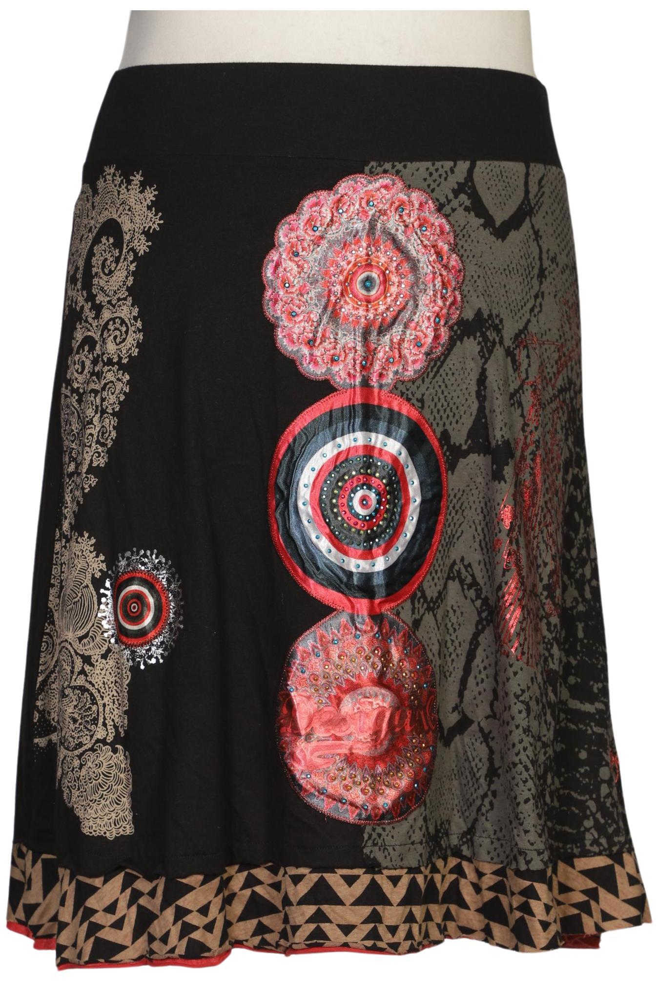 

Desigual Damen Rock, schwarz, Gr. 44