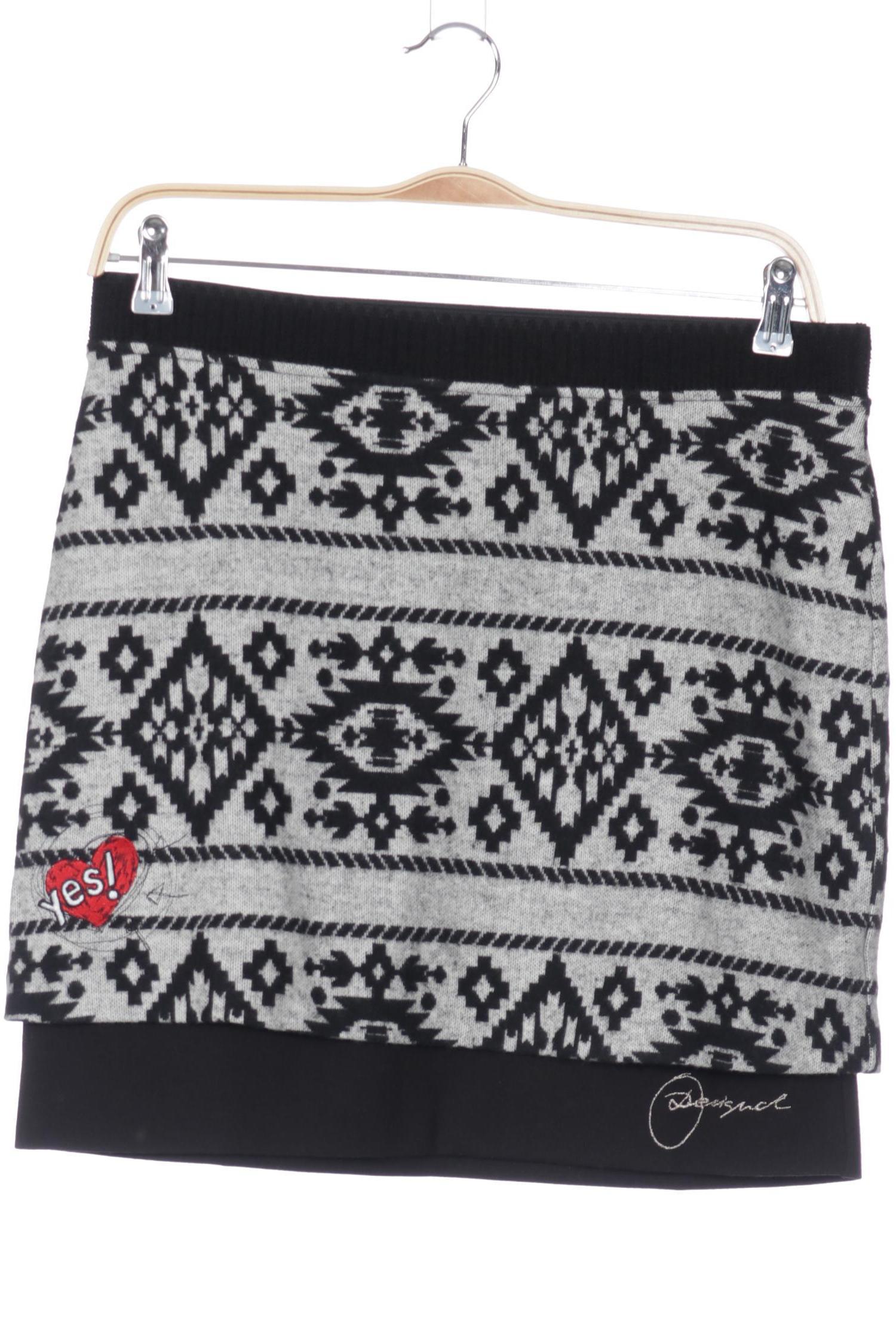 

Desigual Damen Rock, grau, Gr.